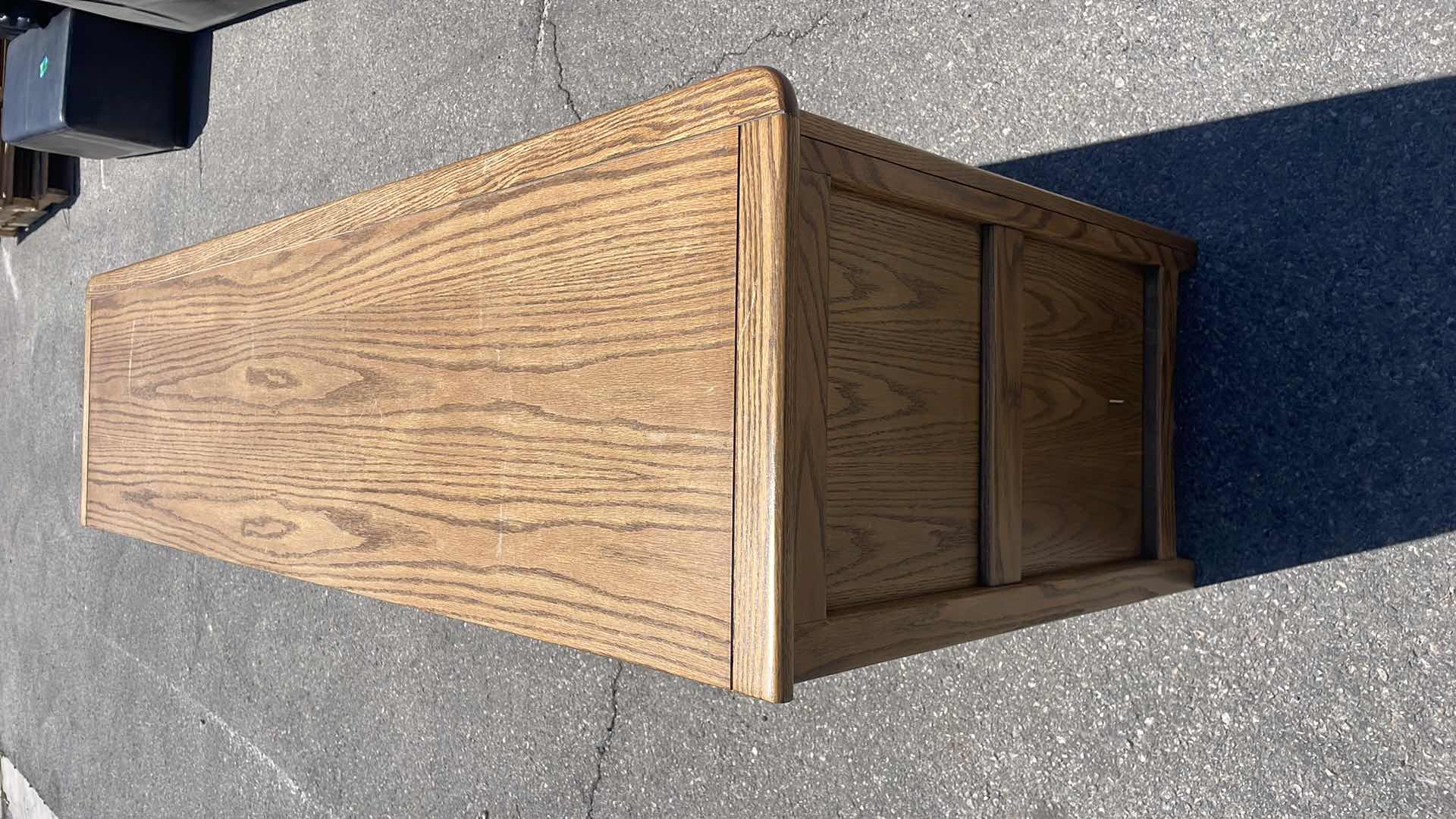 Photo 1 of BLACKHAWK FURNITURE OAK DRESSER 66” x 18” x 30”