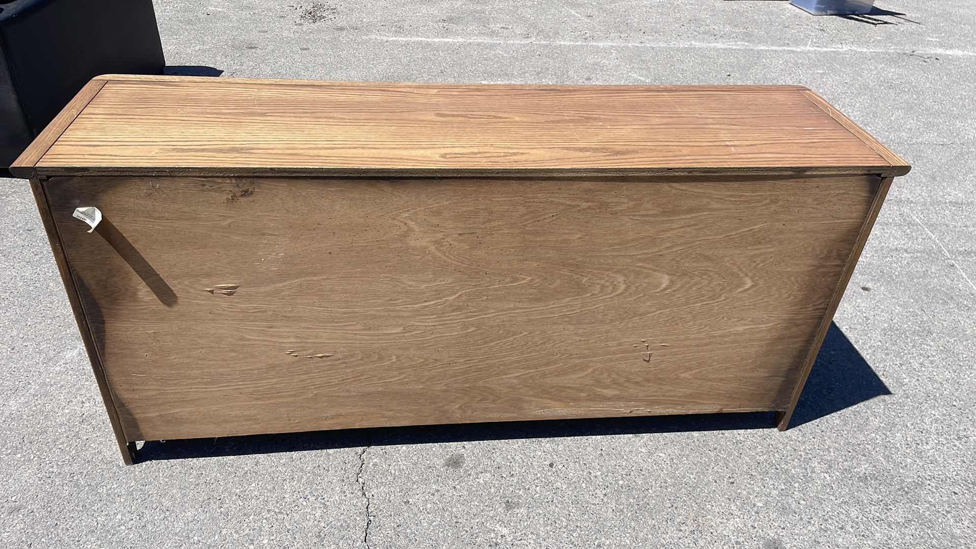 Photo 1 of BLACKHAWK FURNITURE OAK DRESSER 66” x 18” x 30”