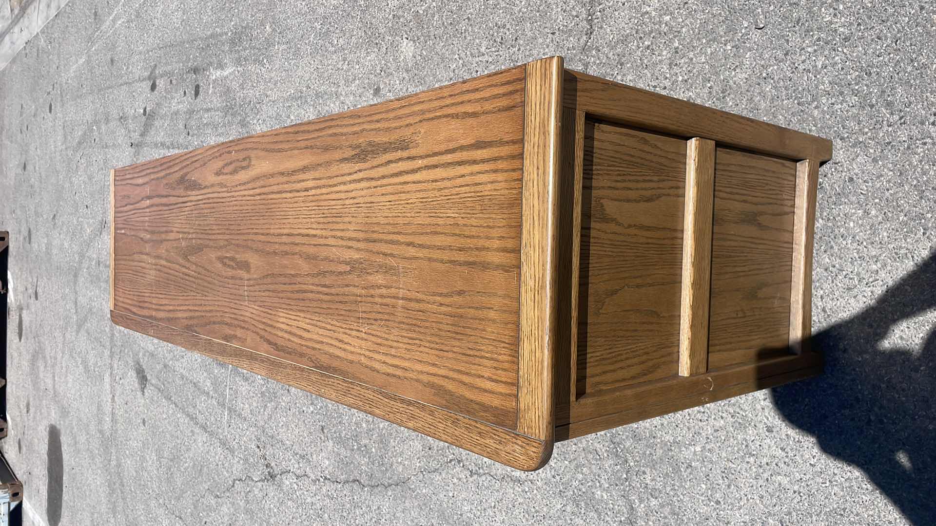 Photo 1 of BLACKHAWK FURNITURE OAK DRESSER 66” x 18” x 30”