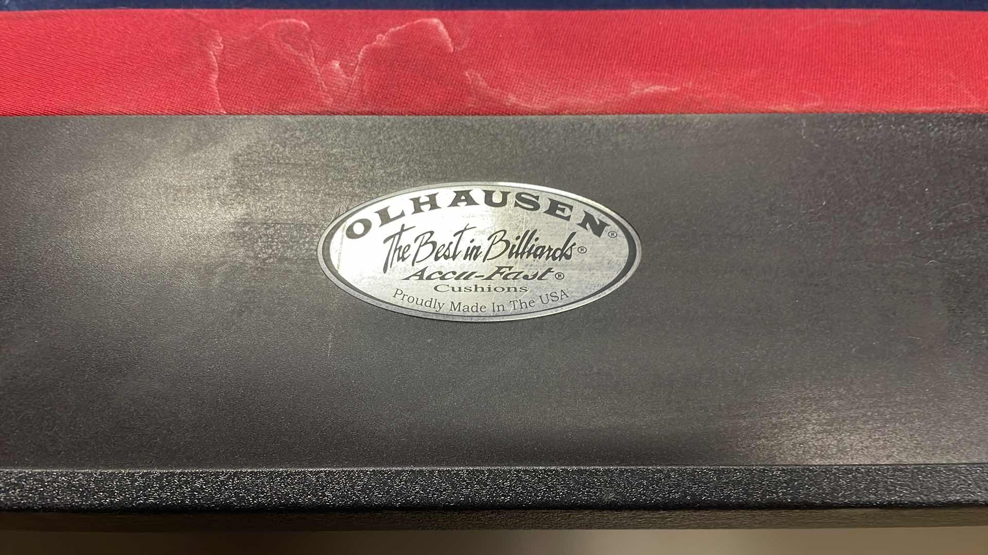 Photo 1 of OLHAUSEN THE BEST IN BILLARDS POOL TABLE 113” x 63”