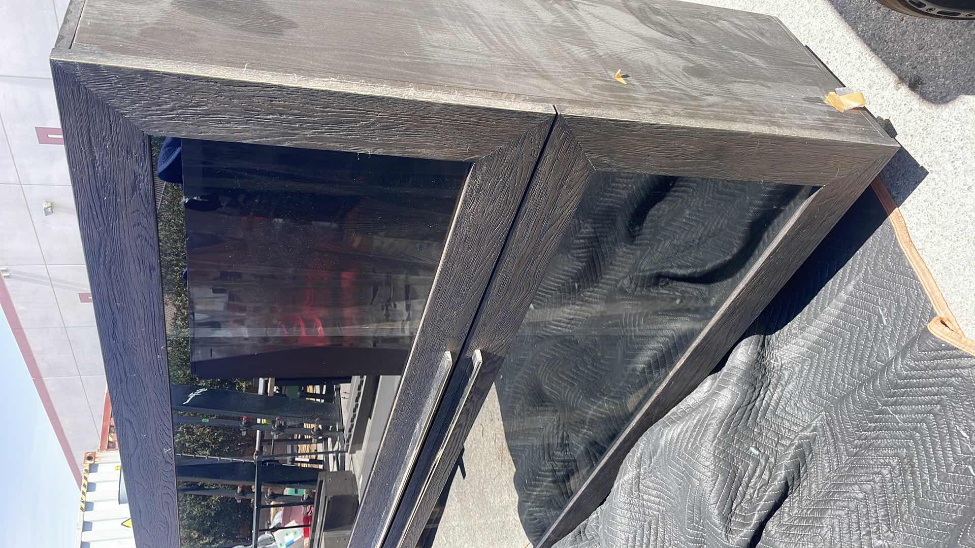 Photo 1 of MACHINTO CLOSED GLASS CABINET 52” x 18” H103” SAFETY TEMPERED GLASS