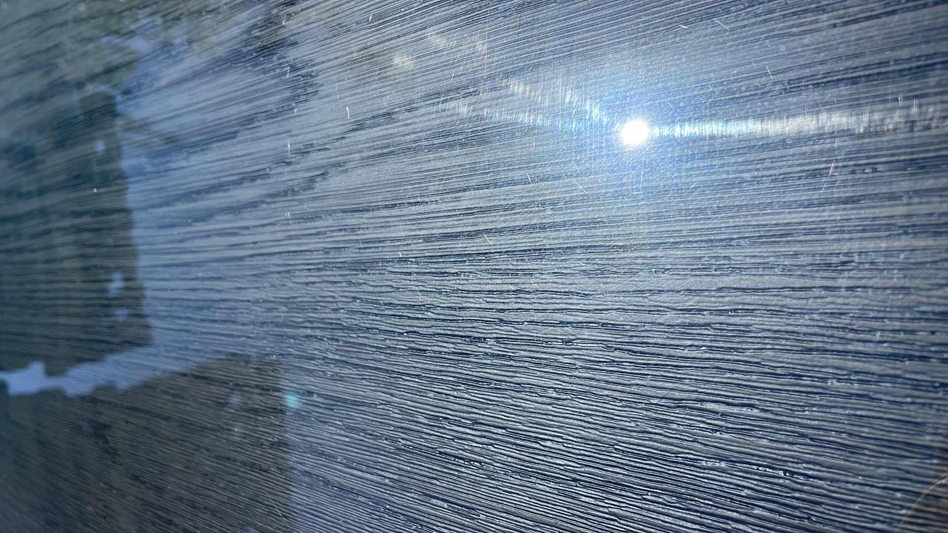 Photo 1 of GLASS TOP STAINED OAK TABLE 120” x 42” x 31”