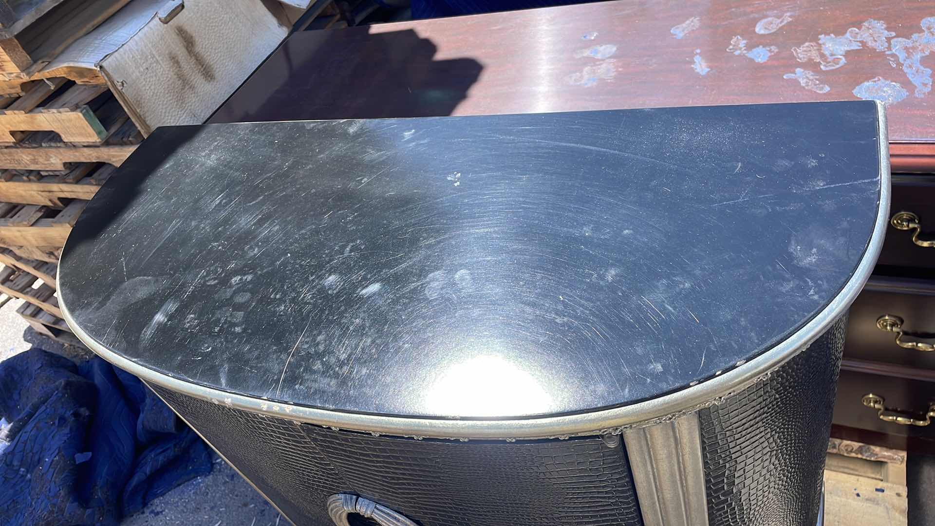 Photo 1 of HAND PAINTED CABINET 35” x 16” x 38”