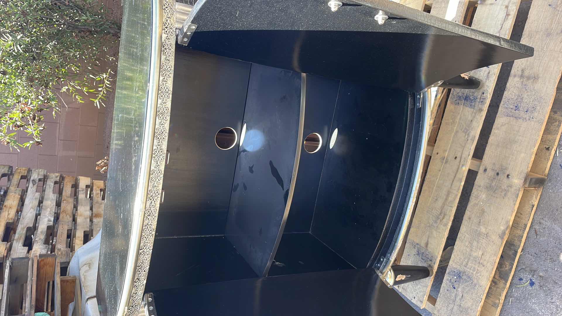 Photo 1 of HAND PAINTED CABINET 35” x 16” x 38”