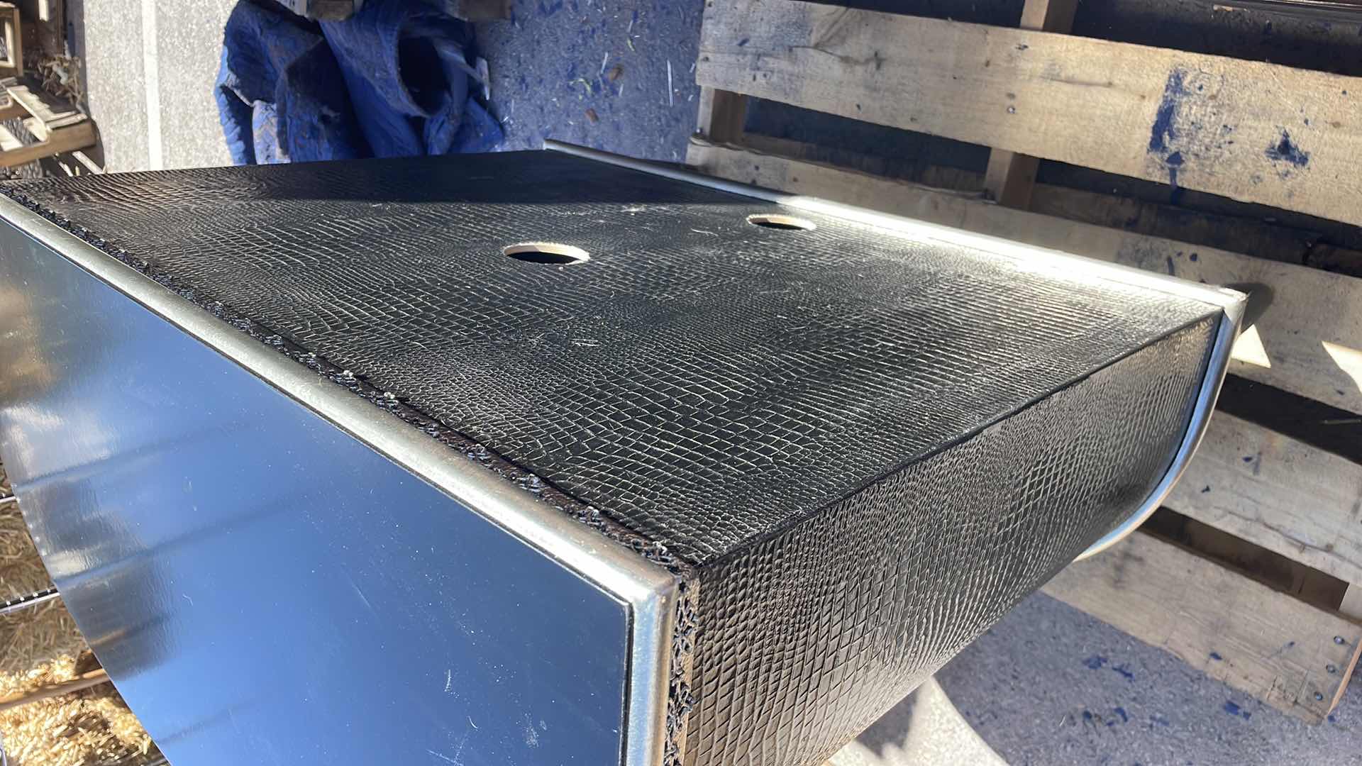 Photo 1 of HAND PAINTED CABINET 35” x 16” x 38”