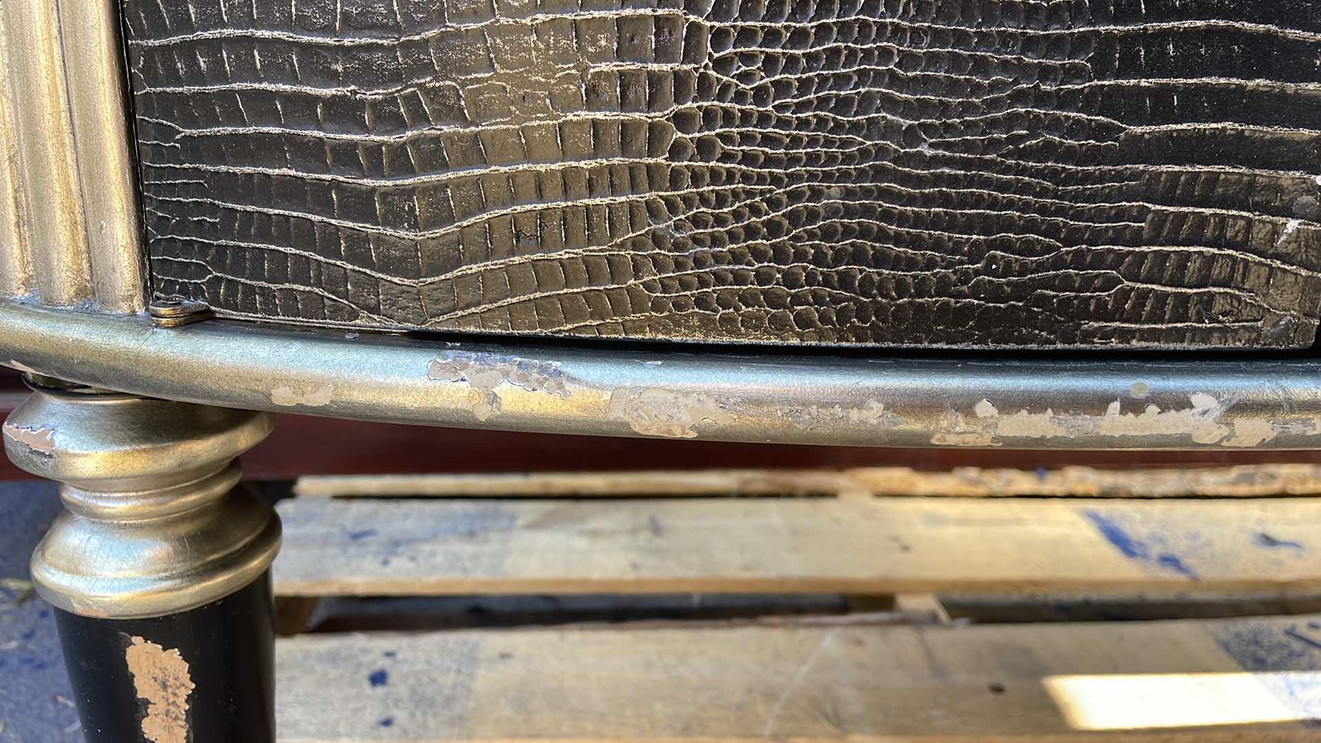 Photo 1 of HAND PAINTED CABINET 35” x 16” x 38”