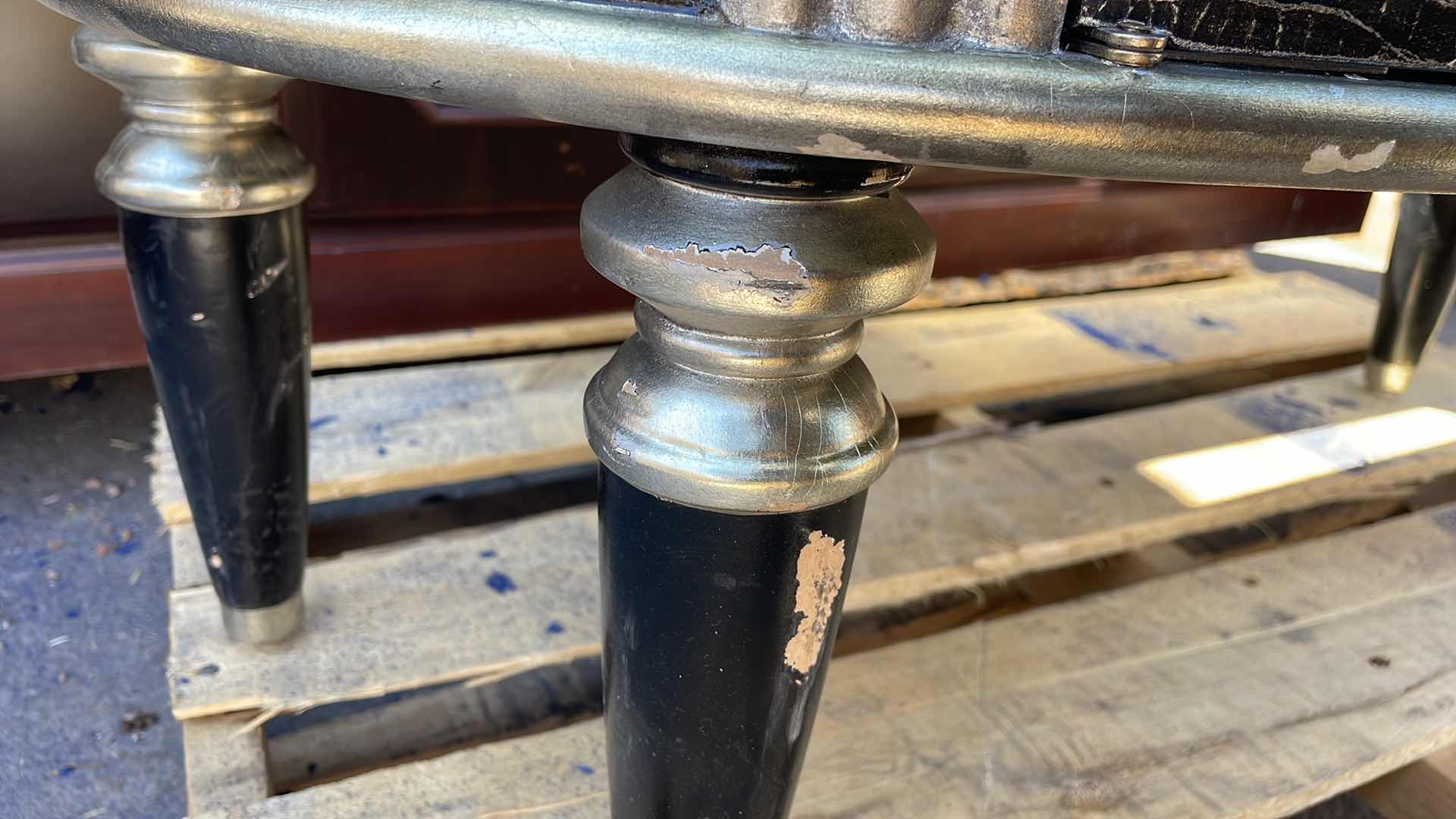 Photo 1 of HAND PAINTED CABINET 35” x 16” x 38”