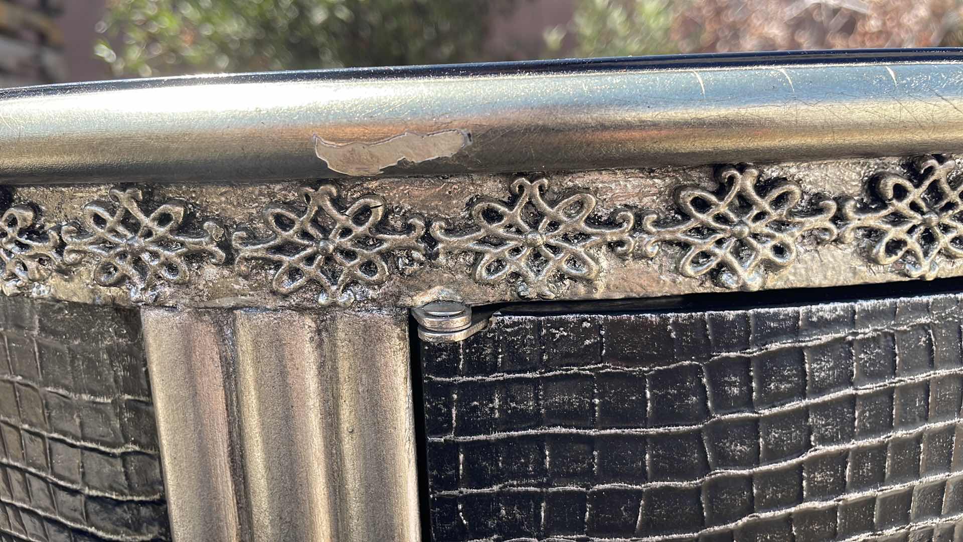 Photo 1 of HAND PAINTED CABINET 35” x 16” x 38”