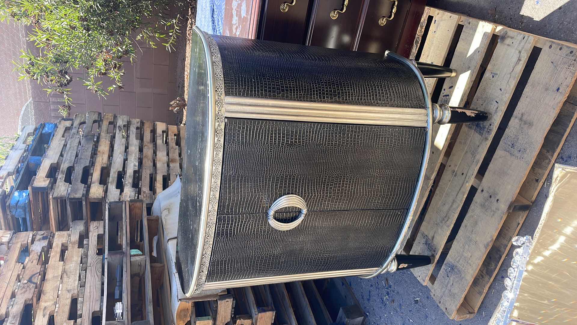 Photo 1 of HAND PAINTED CABINET 35” x 16” x 38”