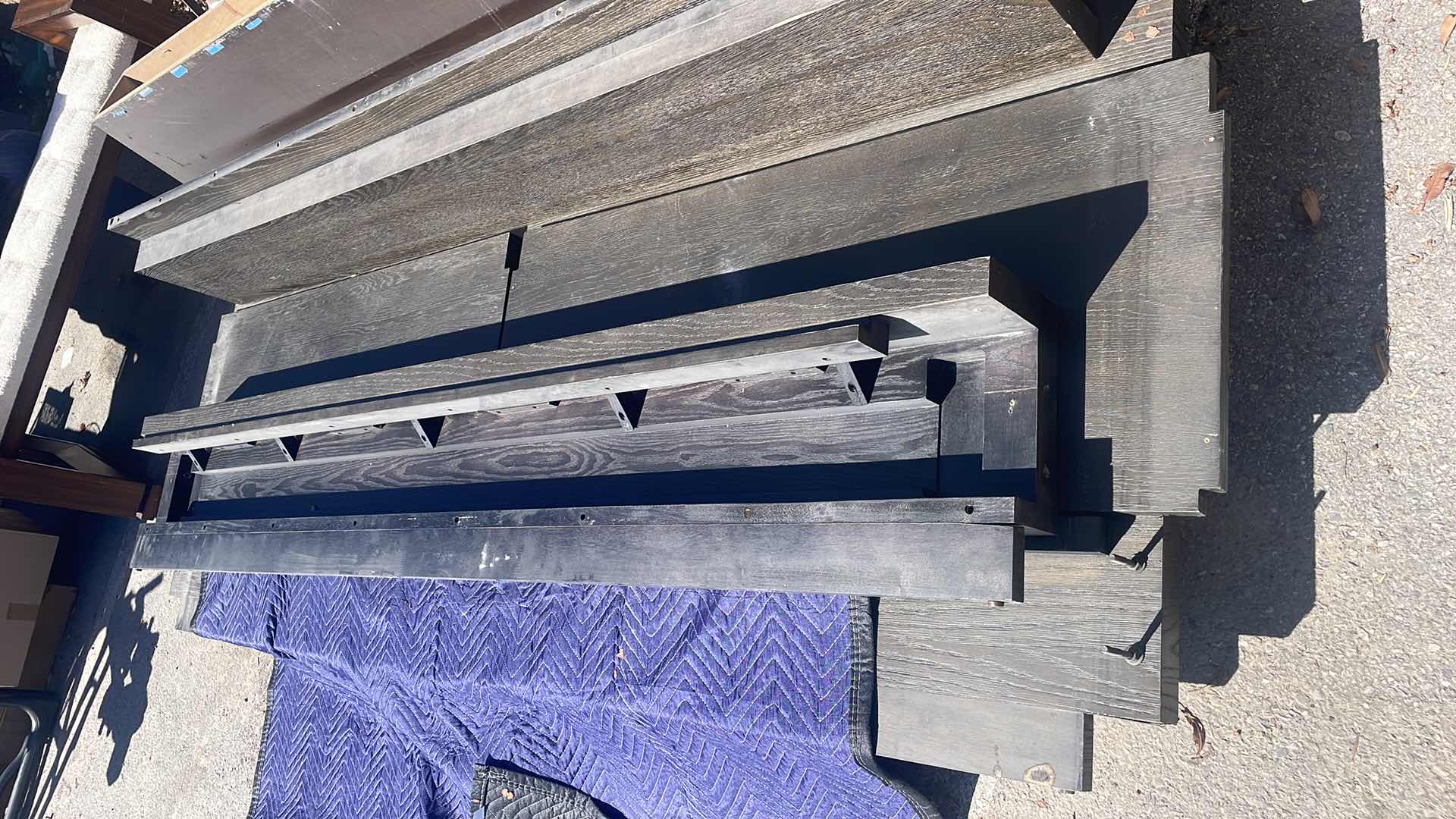 Photo 1 of KING SIZE HEADBOARD AND BED FRAME