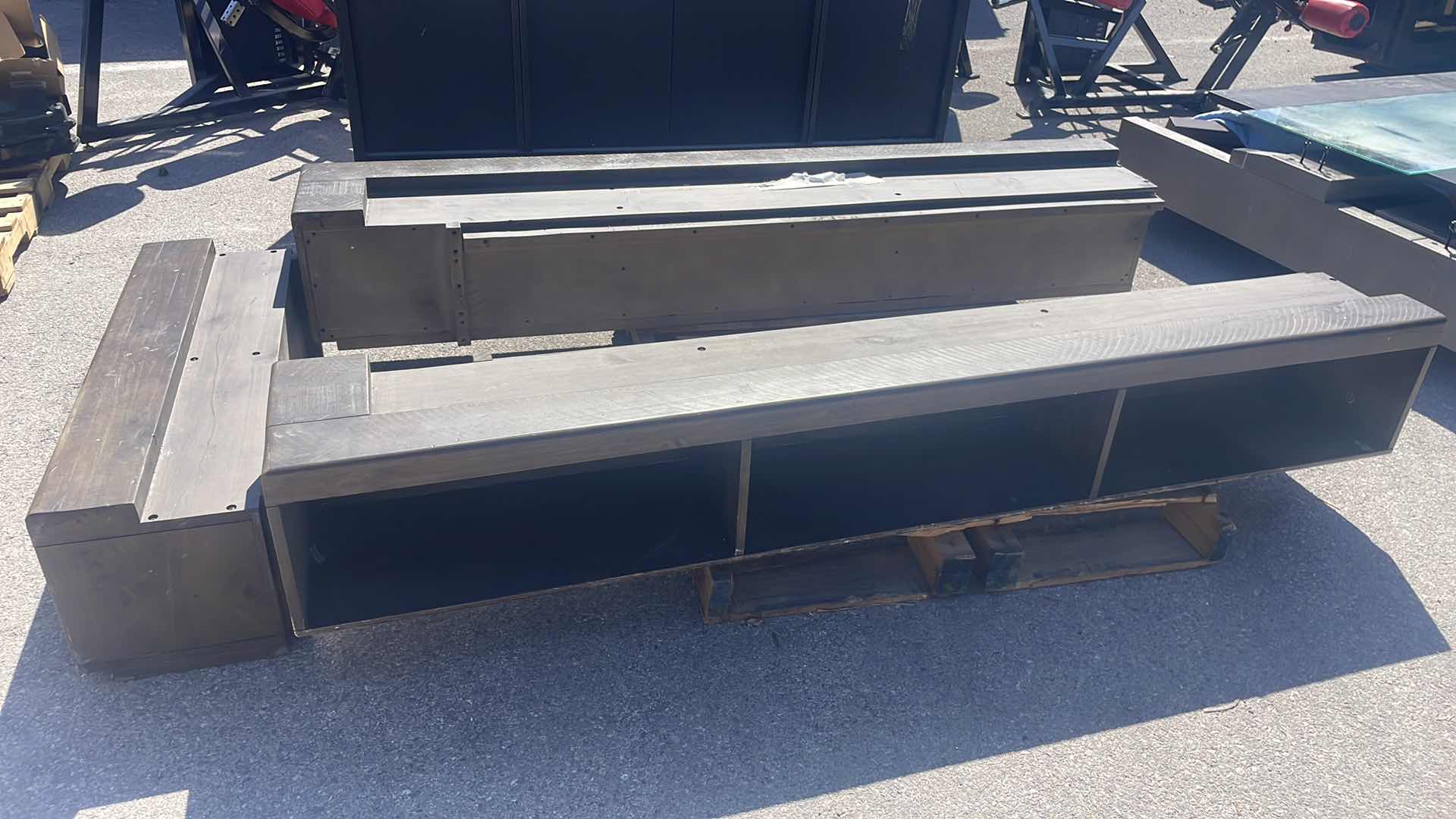 View 3 of BEDFRAME  NO HEADBOARD OR HARDWARD 63-1/4” x 81-1/2”