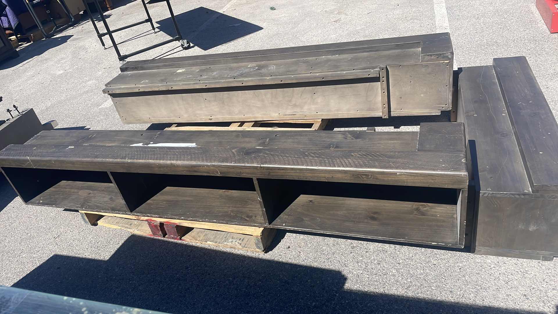 View 2 of BEDFRAME  NO HEADBOARD OR HARDWARD 63-1/4” x 81-1/2”