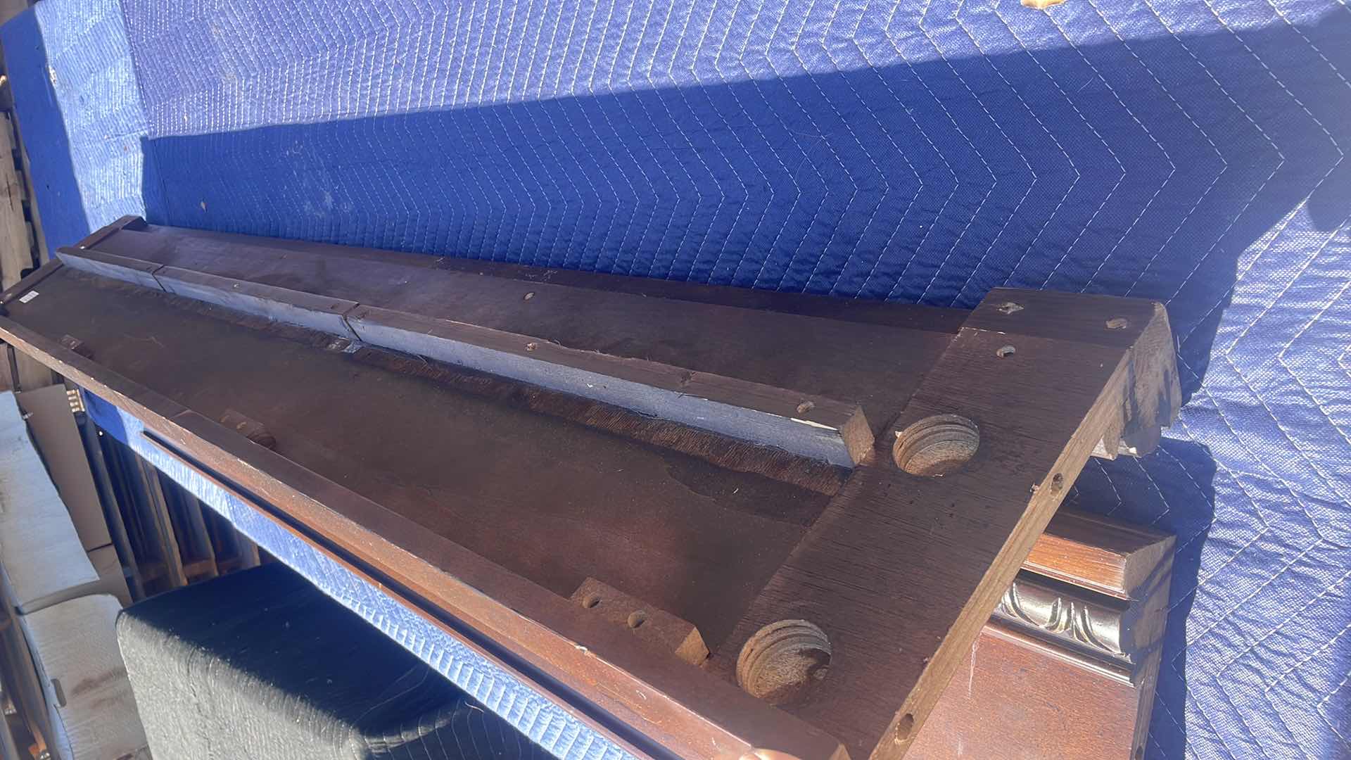 Photo 1 of VINTAGE WOOD WITH CARVED ACCENTS POSSIBLE BED FRAME PIECES