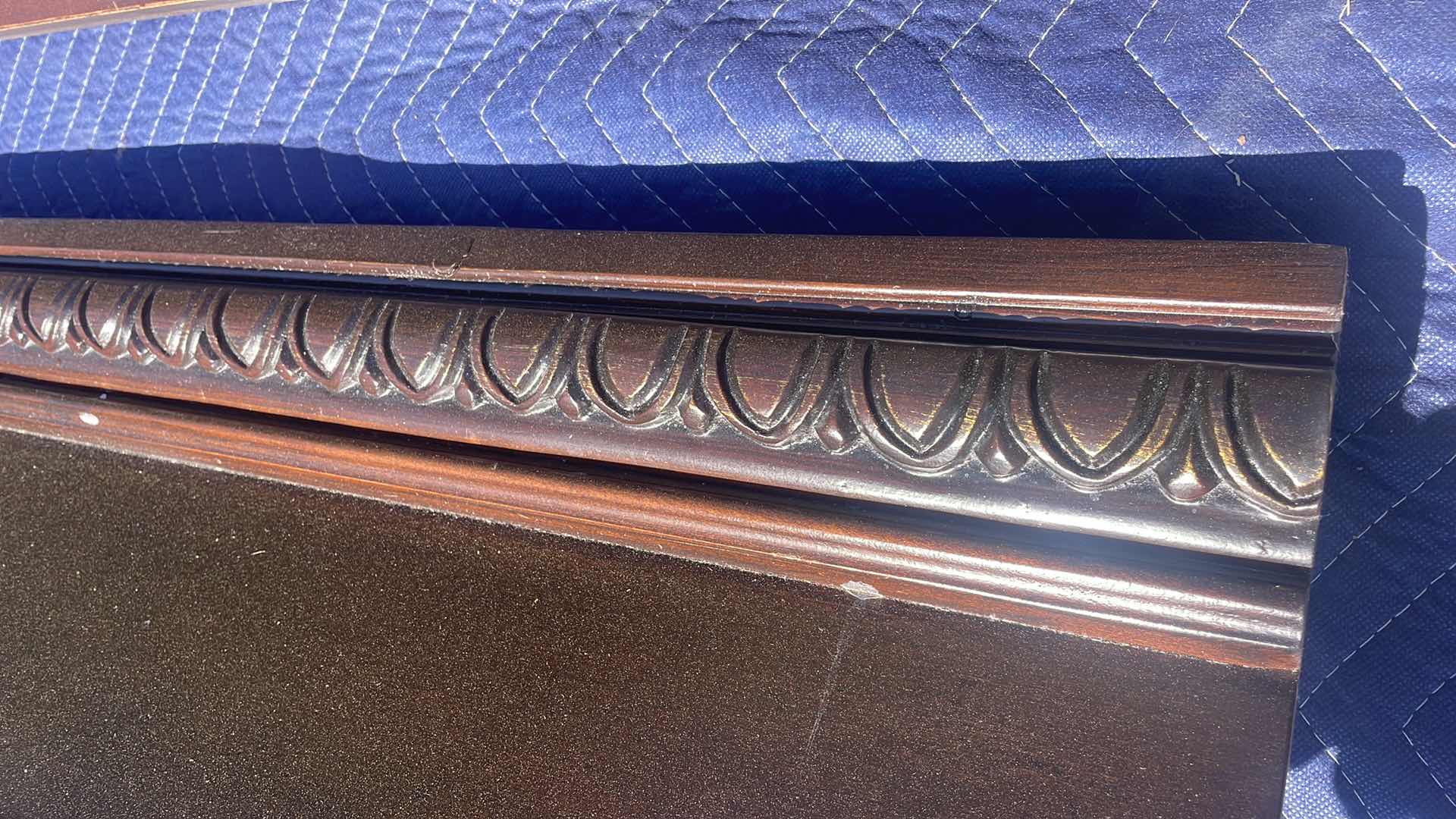 Photo 1 of VINTAGE WOOD WITH CARVED ACCENTS POSSIBLE BED FRAME PIECES