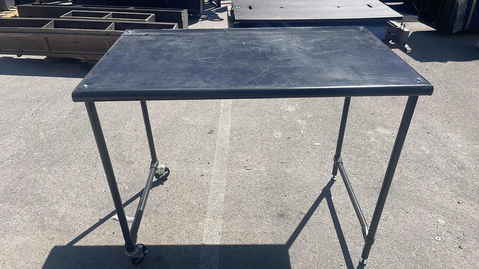 Photo 1 of METAL DESK 48” x 30” x 39”