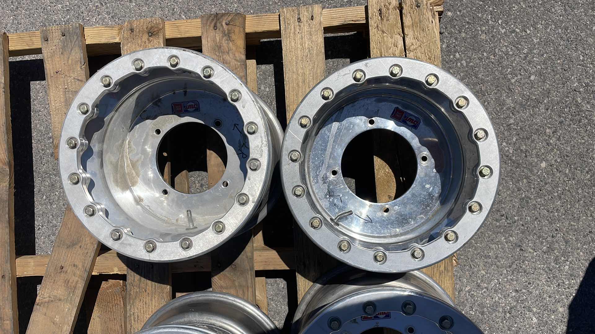 Photo 1 of DWT RACING RIMS 6061 .190 BEAD LOCK 4 LUG 6-1/8” FRONT AND REAR