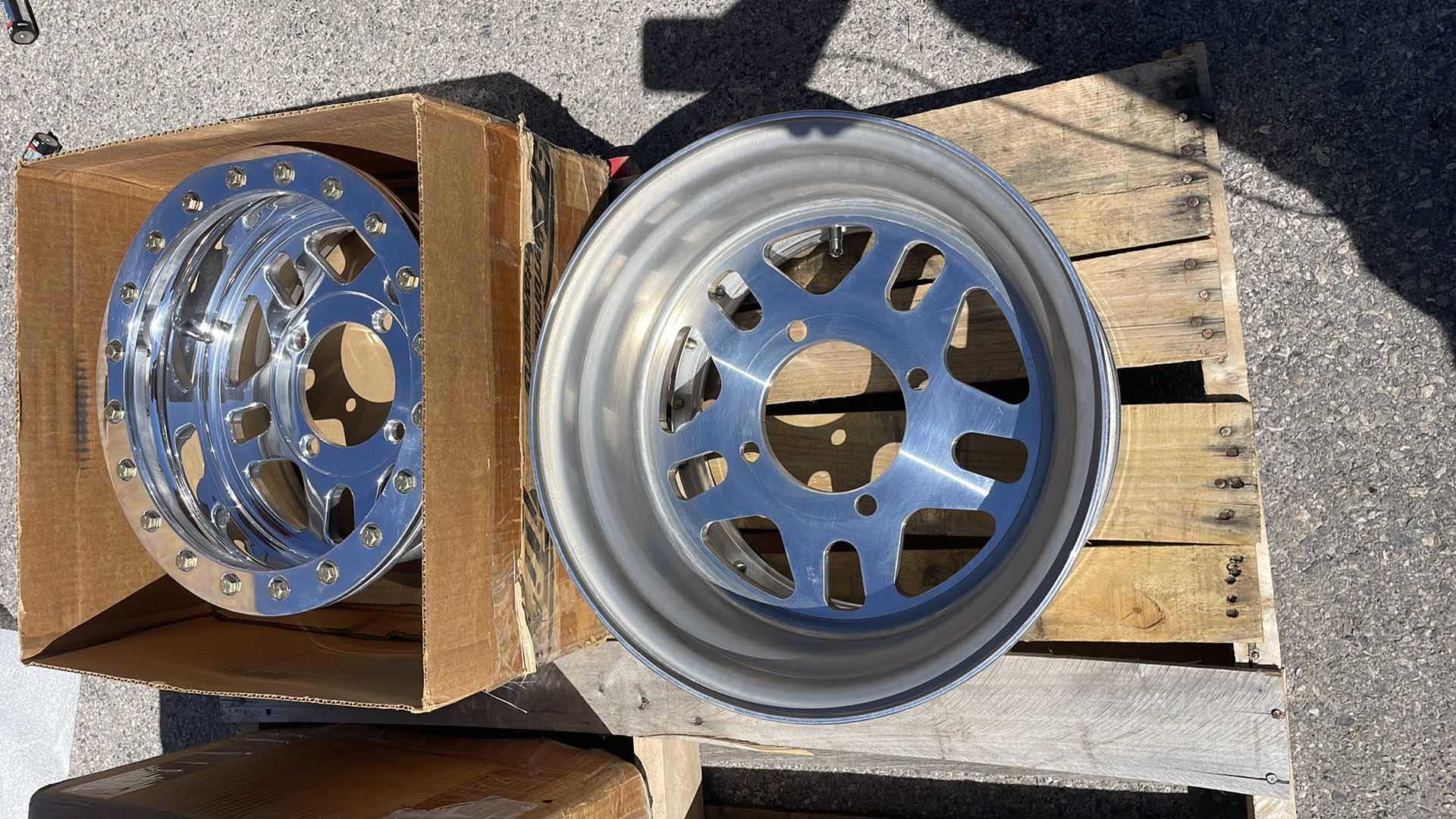 Photo 1 of BOGART BEAD-LOCK 4 LUG RIMS 14” x 8” 4X137 LUG PATTERN