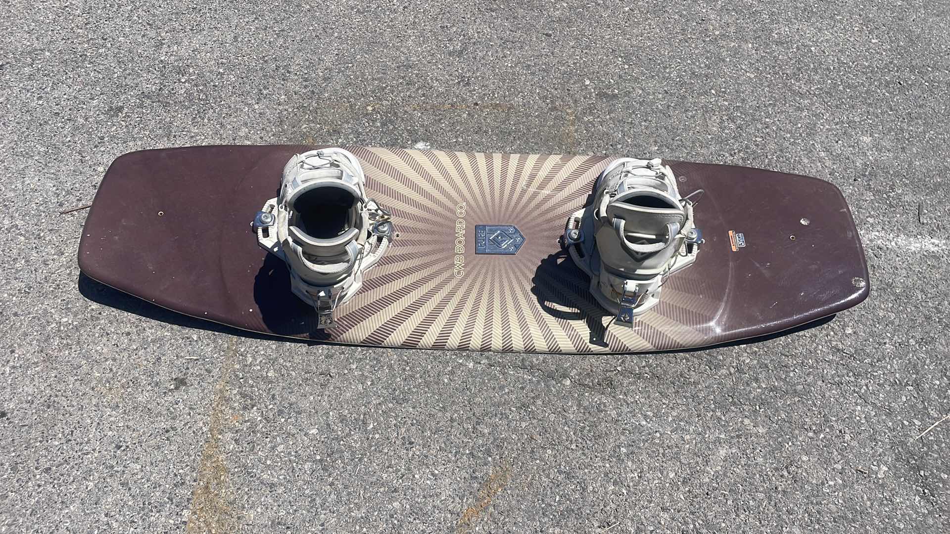 Photo 1 of CWB WAKEBOARD 134CM WITH TORO HINGE TECH BINDINGS