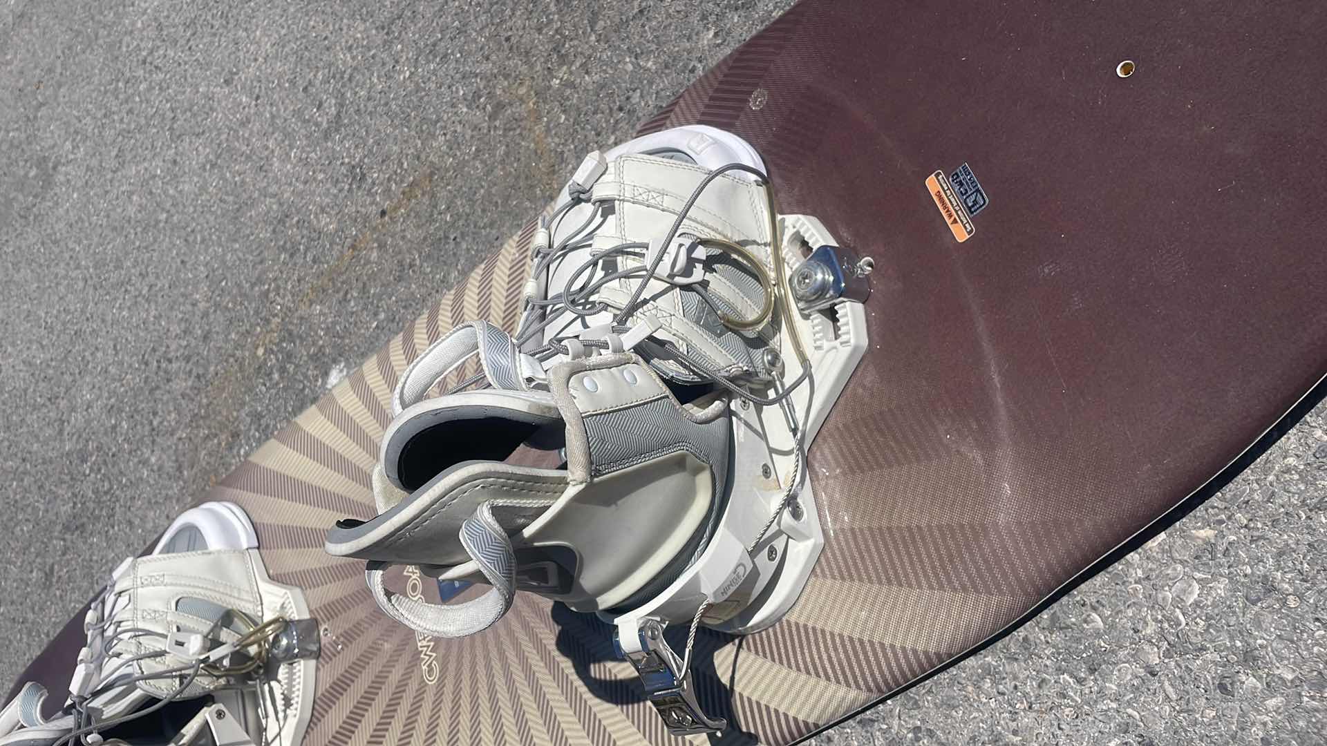 Photo 1 of CWB WAKEBOARD 134CM WITH TORO HINGE TECH BINDINGS
