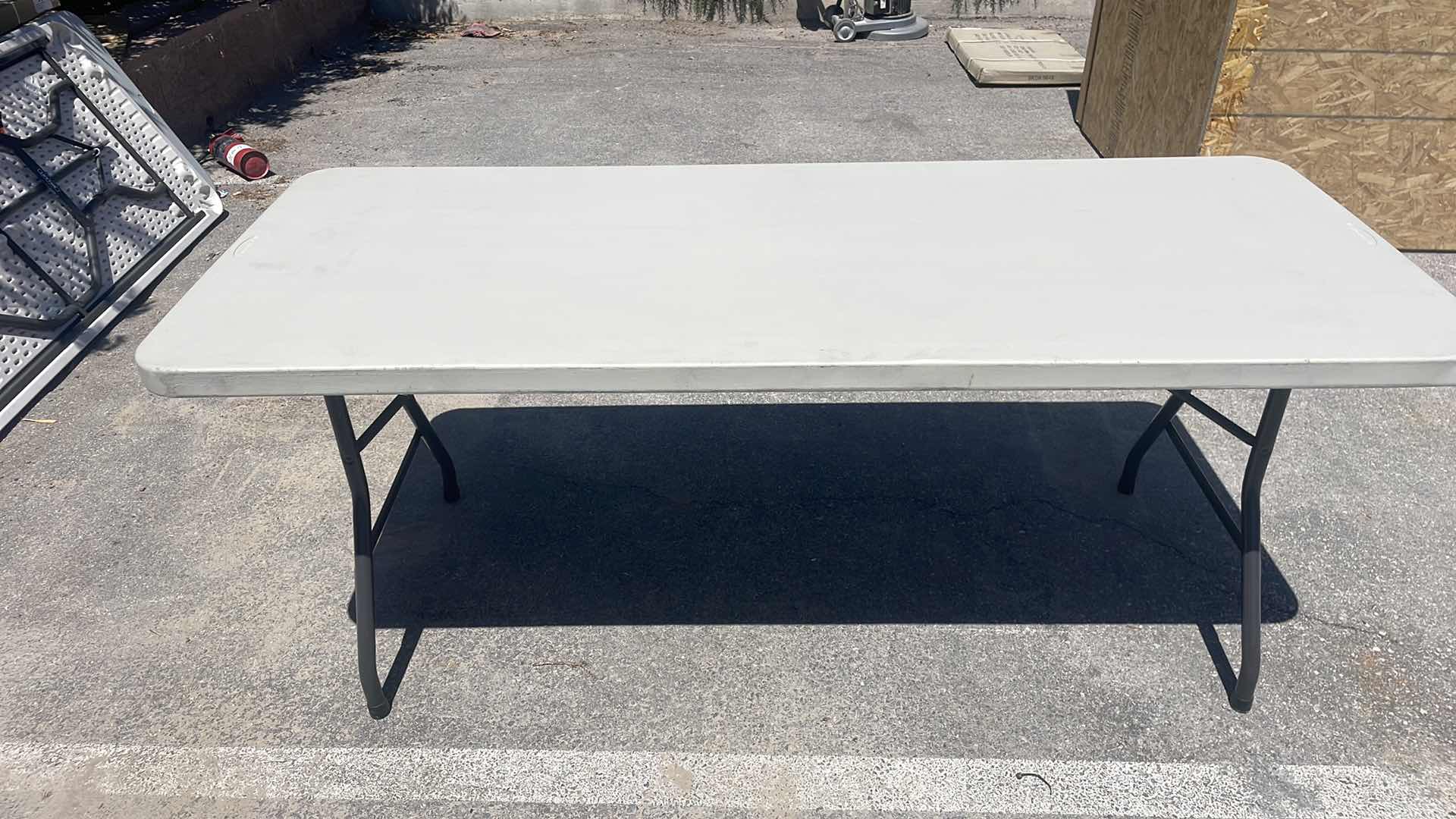 Photo 1 of SAMSONITE PARTY TABLE 72” x 29-1/2”