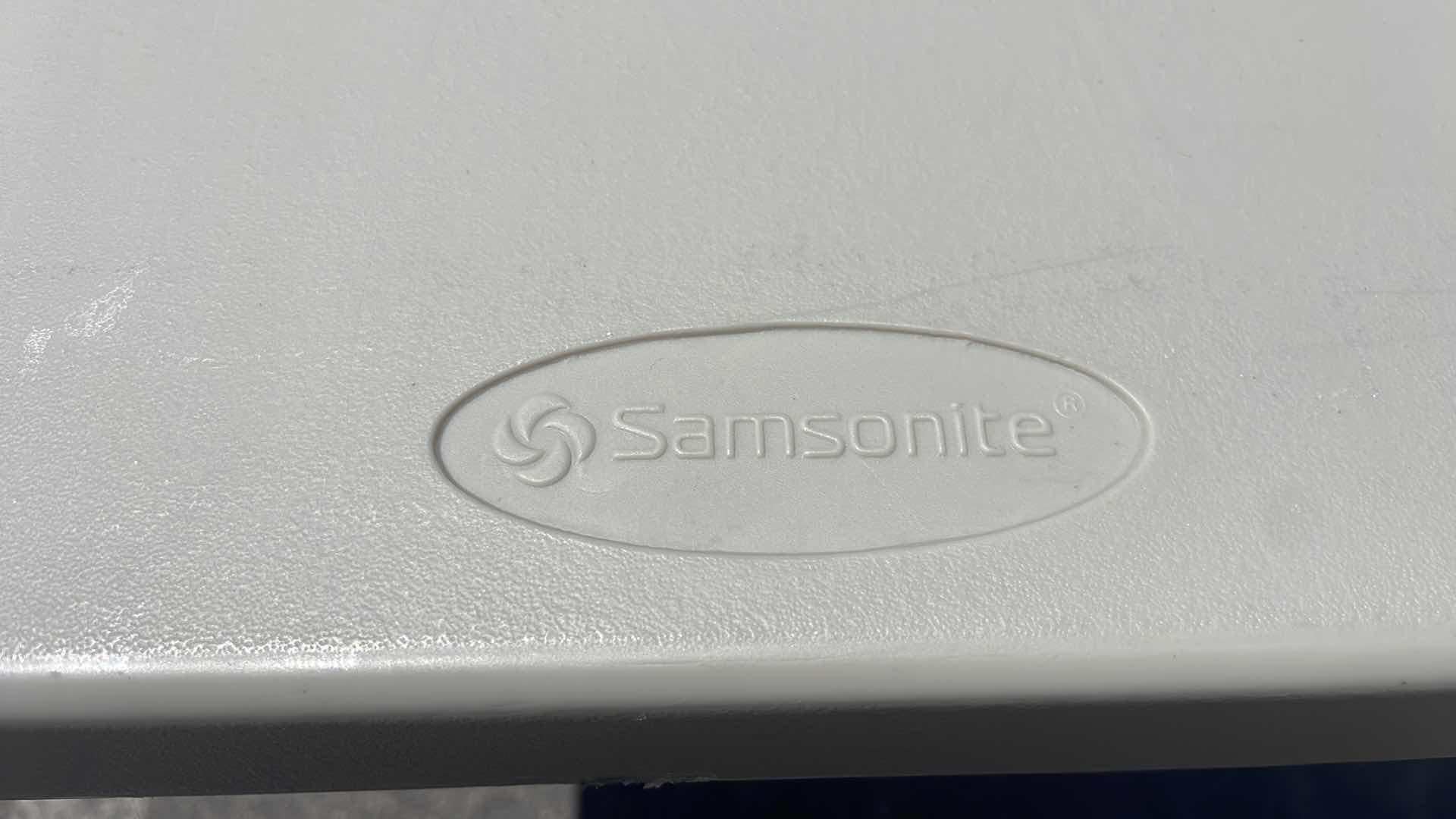 Photo 1 of SAMSONITE PARTY TABLE 72” x 29-1/2”