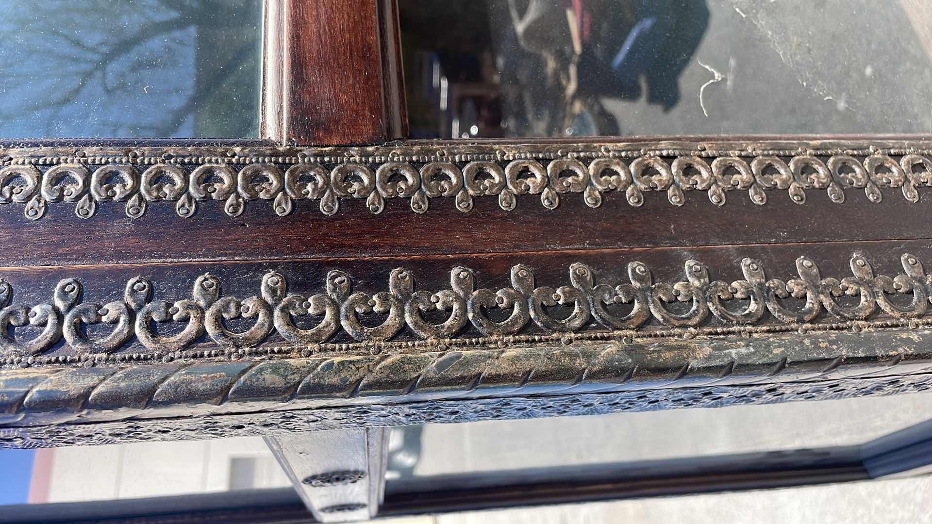 Photo 1 of ANTIQUE DISPLAY CABINET 53” x 15” x 77”