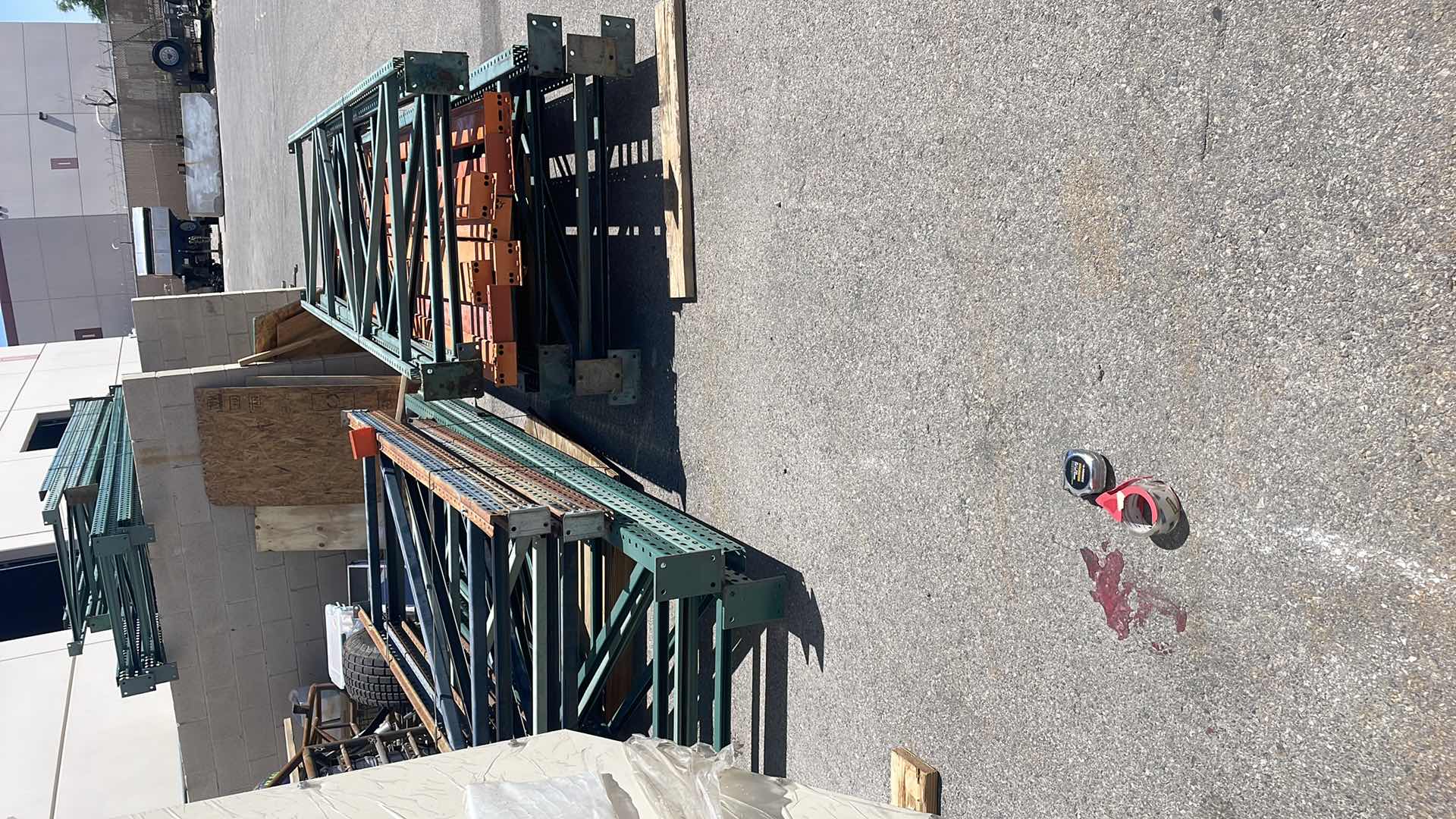 Photo 1 of PALLET RACKING AND ARMS VARIOUS SIZES