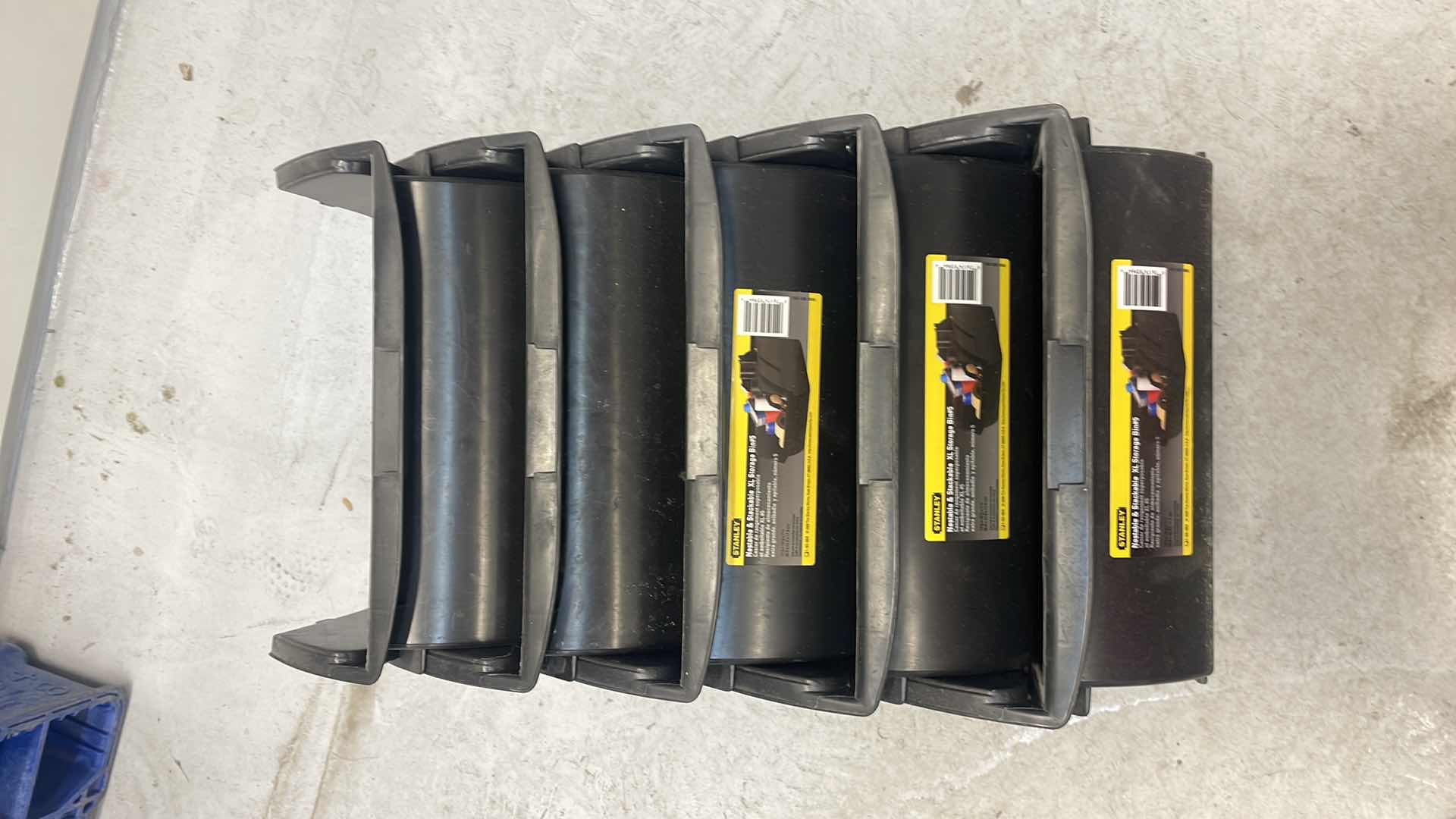 Photo 1 of STANLEY NESTABLE & STACKABLE XL STORAGE BIN#5 12?” X 16?” X 7” (5)