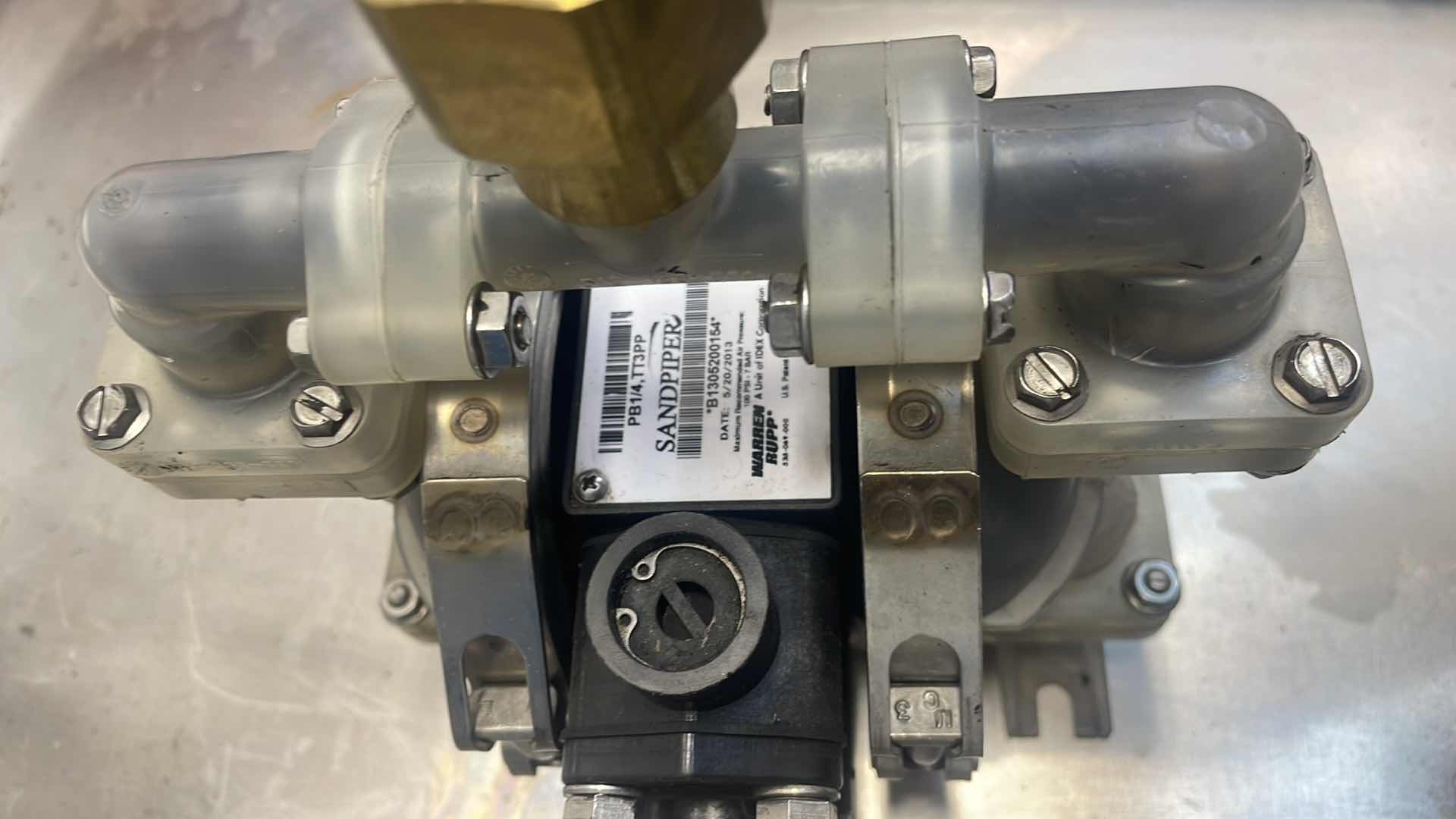 Photo 8 of SANDPIPER PB1/4,TT3PP AIR-OPERATED DOUBLE DIAPHRAGM PUMP COSMETIC DMG