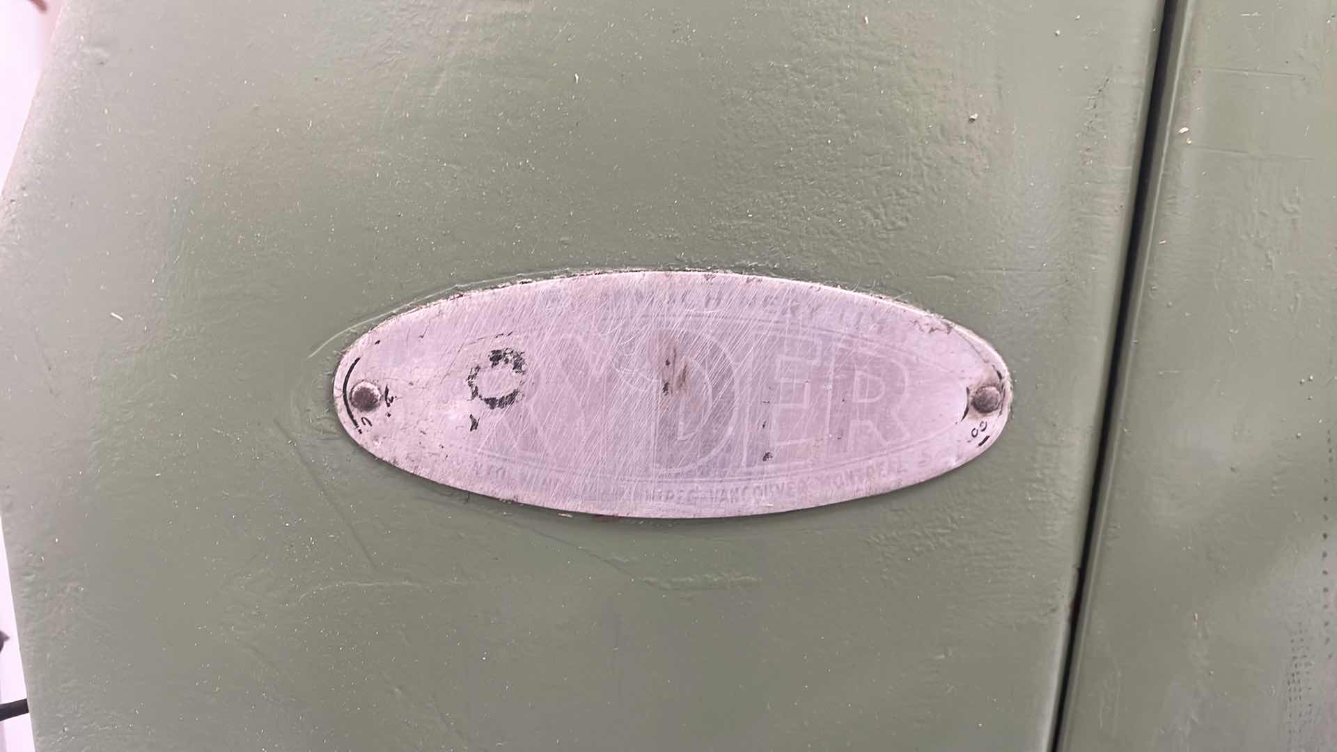 Photo 7 of SOLBERGA SE 1340 3.5HP DRILL PRESS 
3 PHASE MOTOR