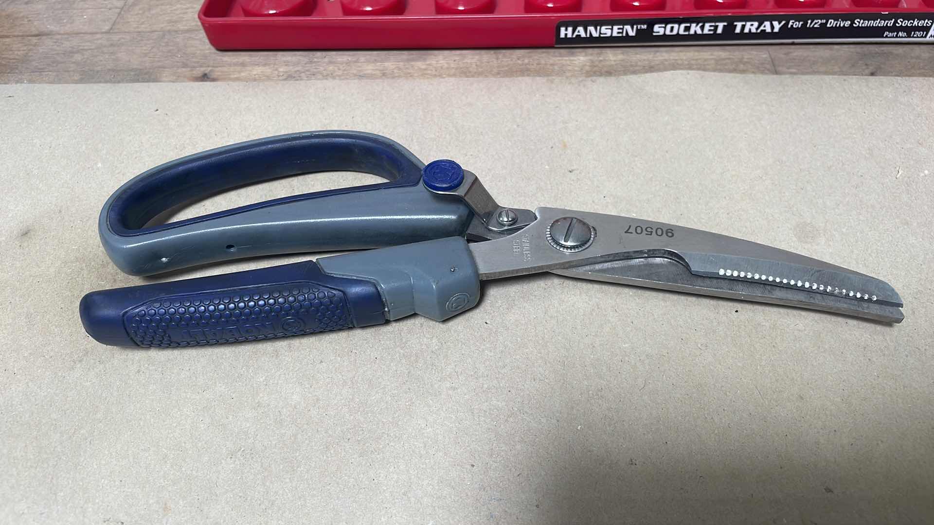 Photo 1 of HANSEN 1/2” SOCKET TRAYS, METRIC SOCKETS, 24 OZ BALL PIEN HAMMER