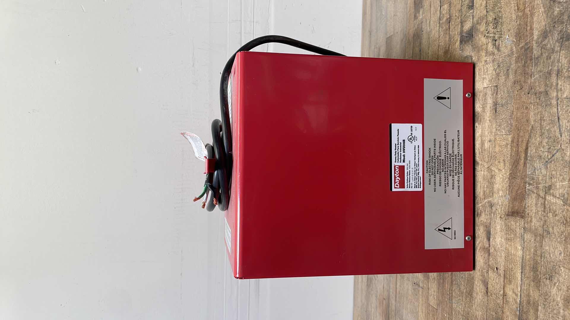 Photo 1 of DAYTON HEAVY DUTY HEATER MODEL 3VU36B 208-240v