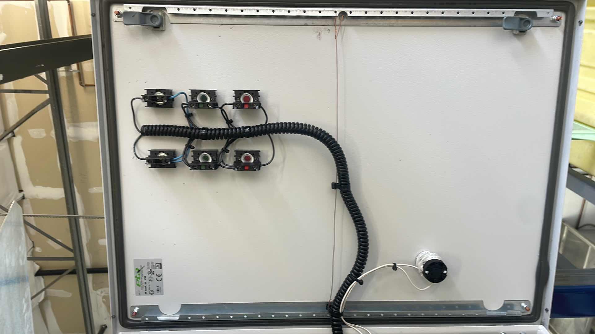 Photo 1 of ETA WALL BOX STEEL ST SINGLE DOOR ETA ST TYPE 1, 12, 4, IP66 23-3/4” X 31-1/2” X 10”, MAN MULTI PURPOSE CONTROLLER