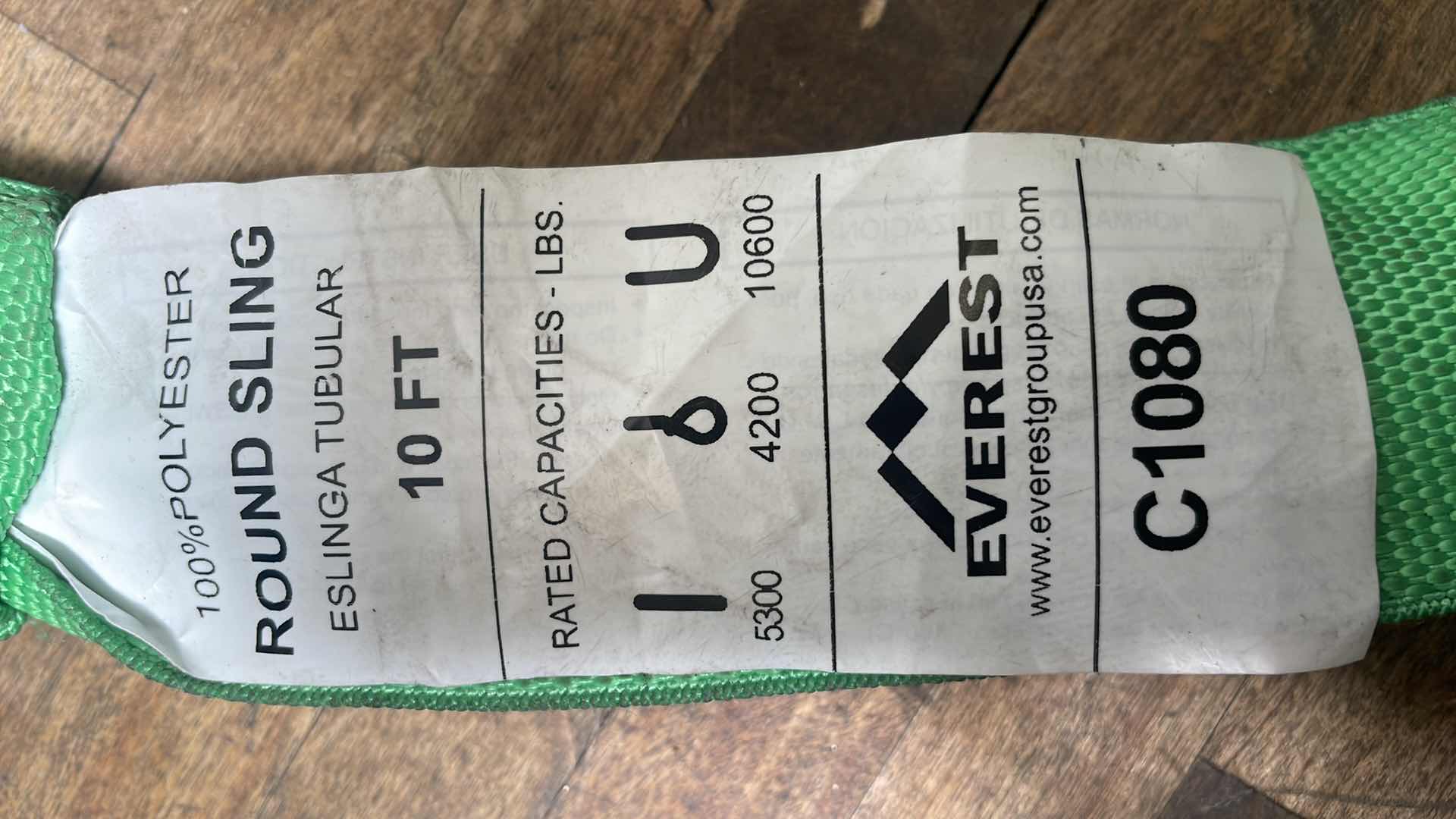 Photo 1 of EVEREST 10FT ROUND SLING 5300LB