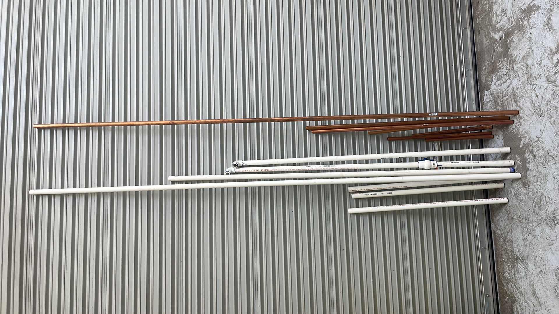Photo 1 of MISC COPPER PIPE AND PVC PIECES