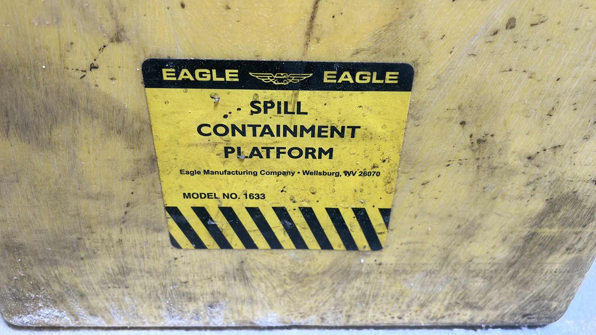 Photo 4 of DRUM SPILL CONTAINMENT PLATFORM, FOR (1) DRUM, 15 GALLON SPILL CAPACITY, 2000 LB LOAD CAPACITY