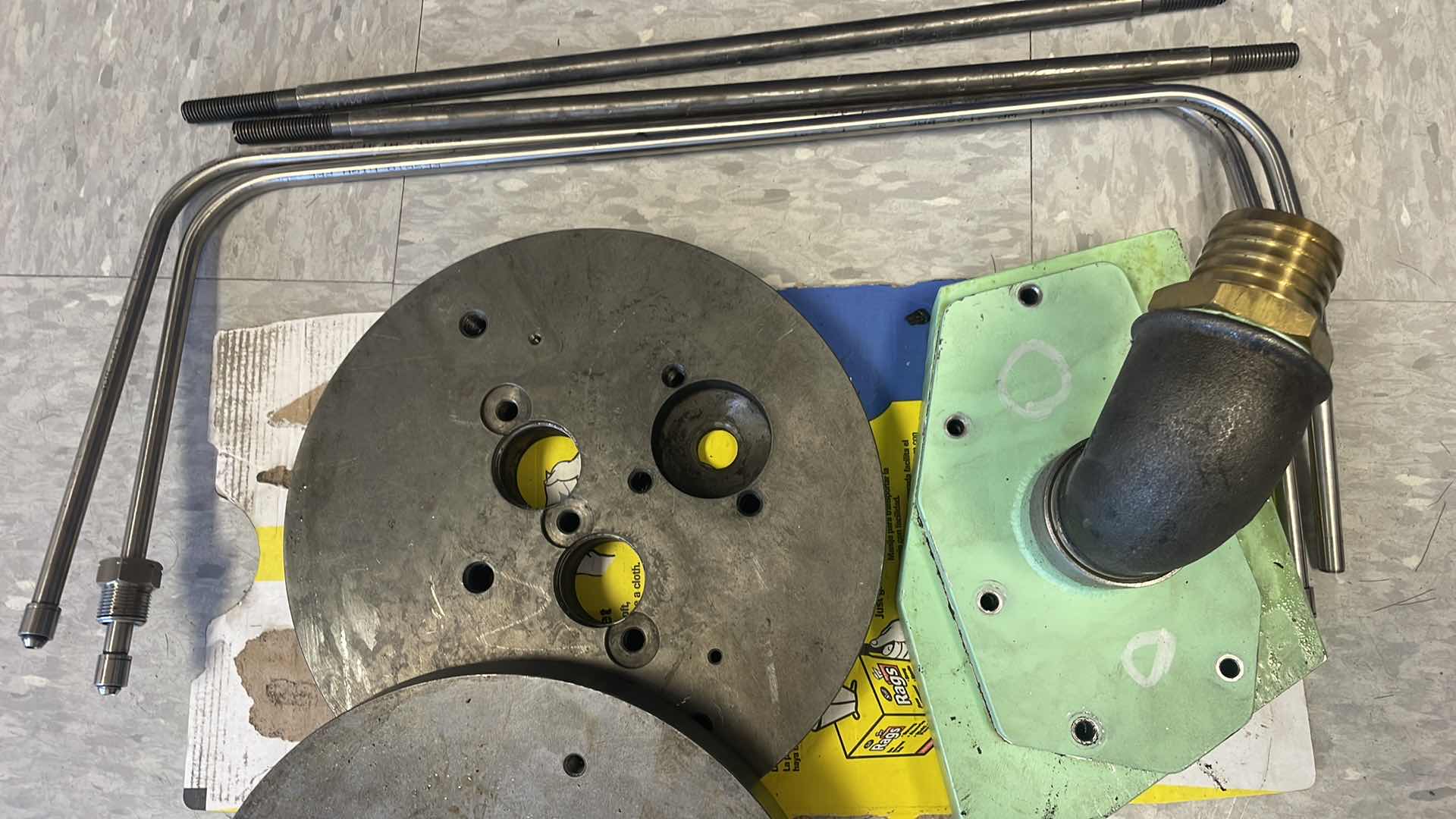 Photo 1 of MISC STEEL PIECES AND STAINLESS TUBES