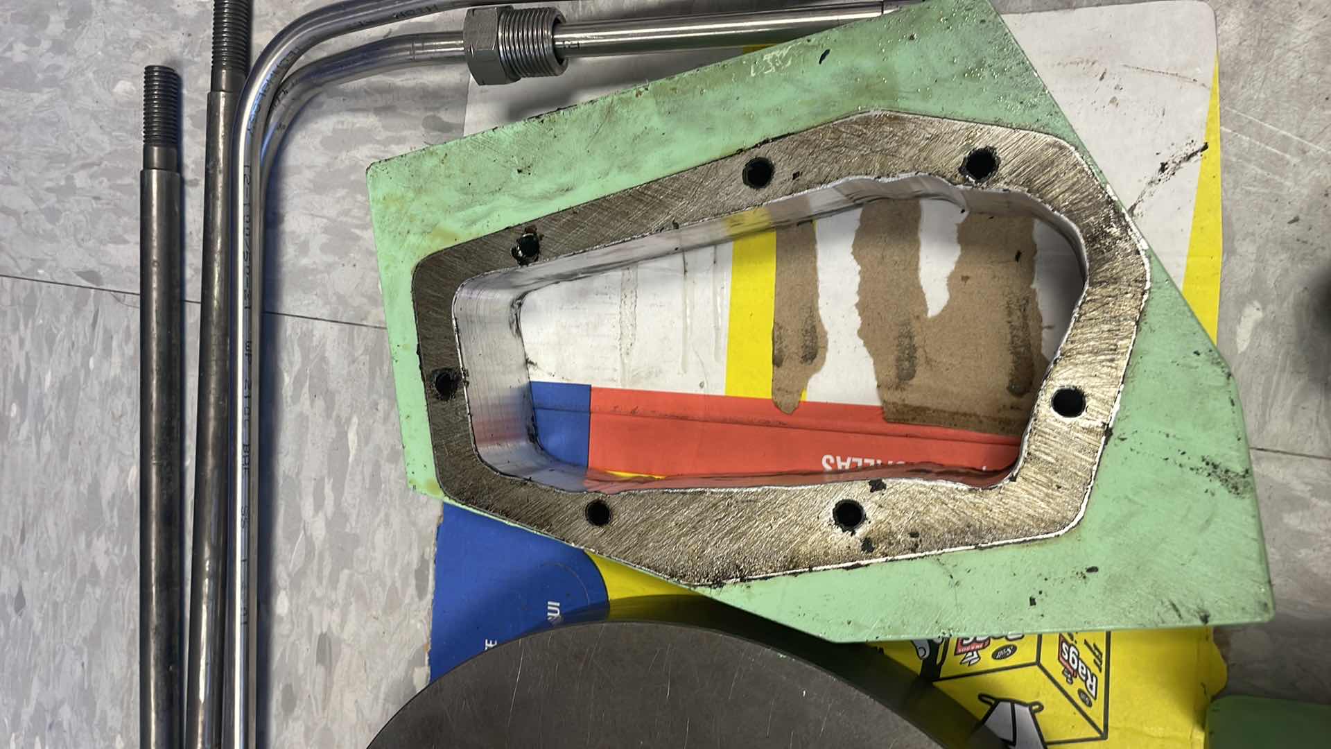 Photo 1 of MISC STEEL PIECES AND STAINLESS TUBES