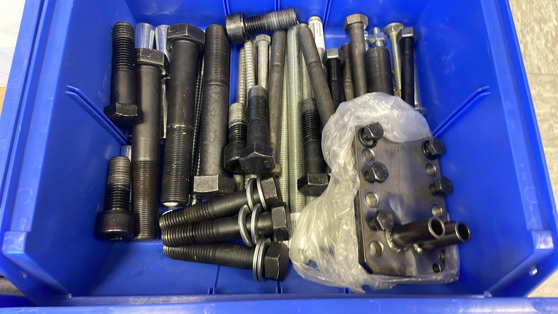 Photo 1 of HYDRAULIC LINES, FITTINGS, BOLTS FILTERS