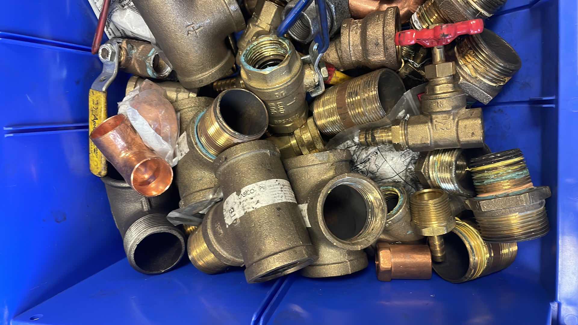 Photo 1 of BRASS VALVES AND MISC HARDWARE