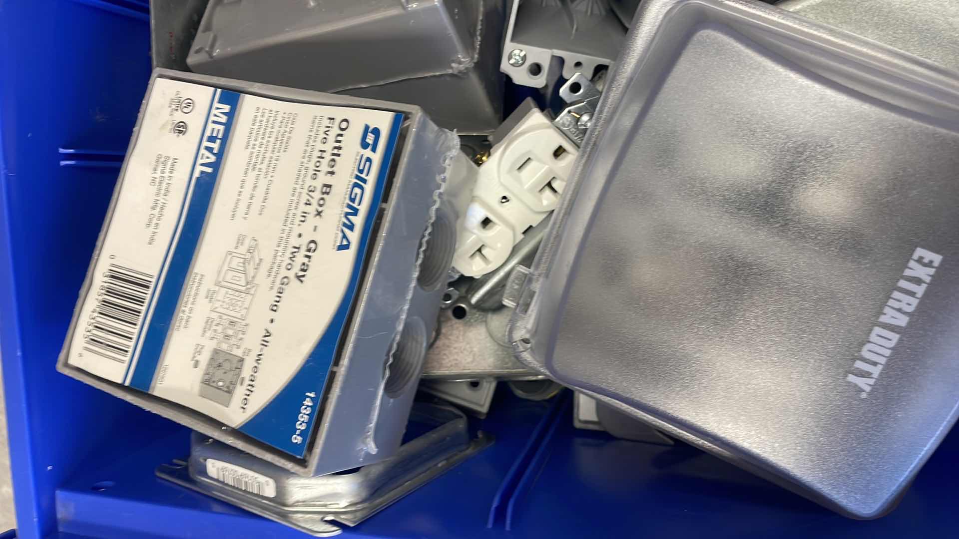 Photo 3 of ELECTRICAL PARTS, WIRES BOXES ROMEX, TAPE, CONNECTORS