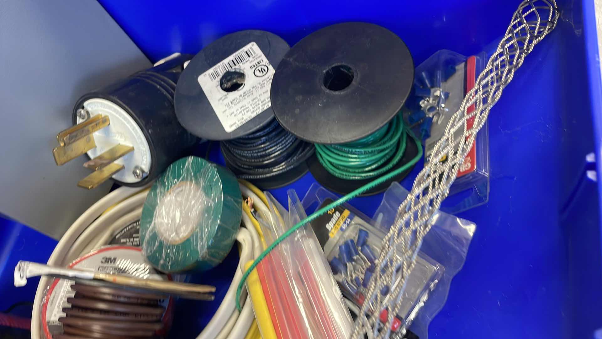 Photo 13 of ELECTRICAL PARTS, WIRES BOXES ROMEX, TAPE, CONNECTORS