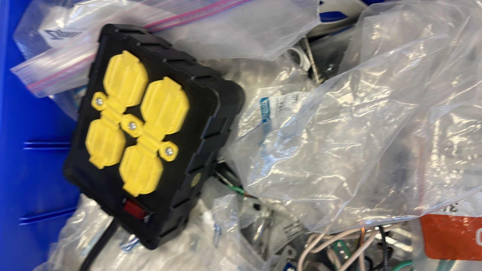 Photo 8 of ELECTRICAL PARTS, WIRES BOXES ROMEX, TAPE, CONNECTORS