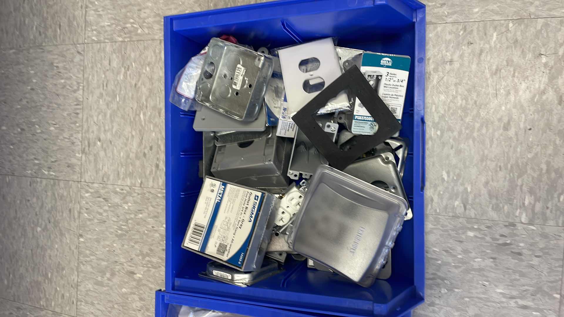 Photo 2 of ELECTRICAL PARTS, WIRES BOXES ROMEX, TAPE, CONNECTORS