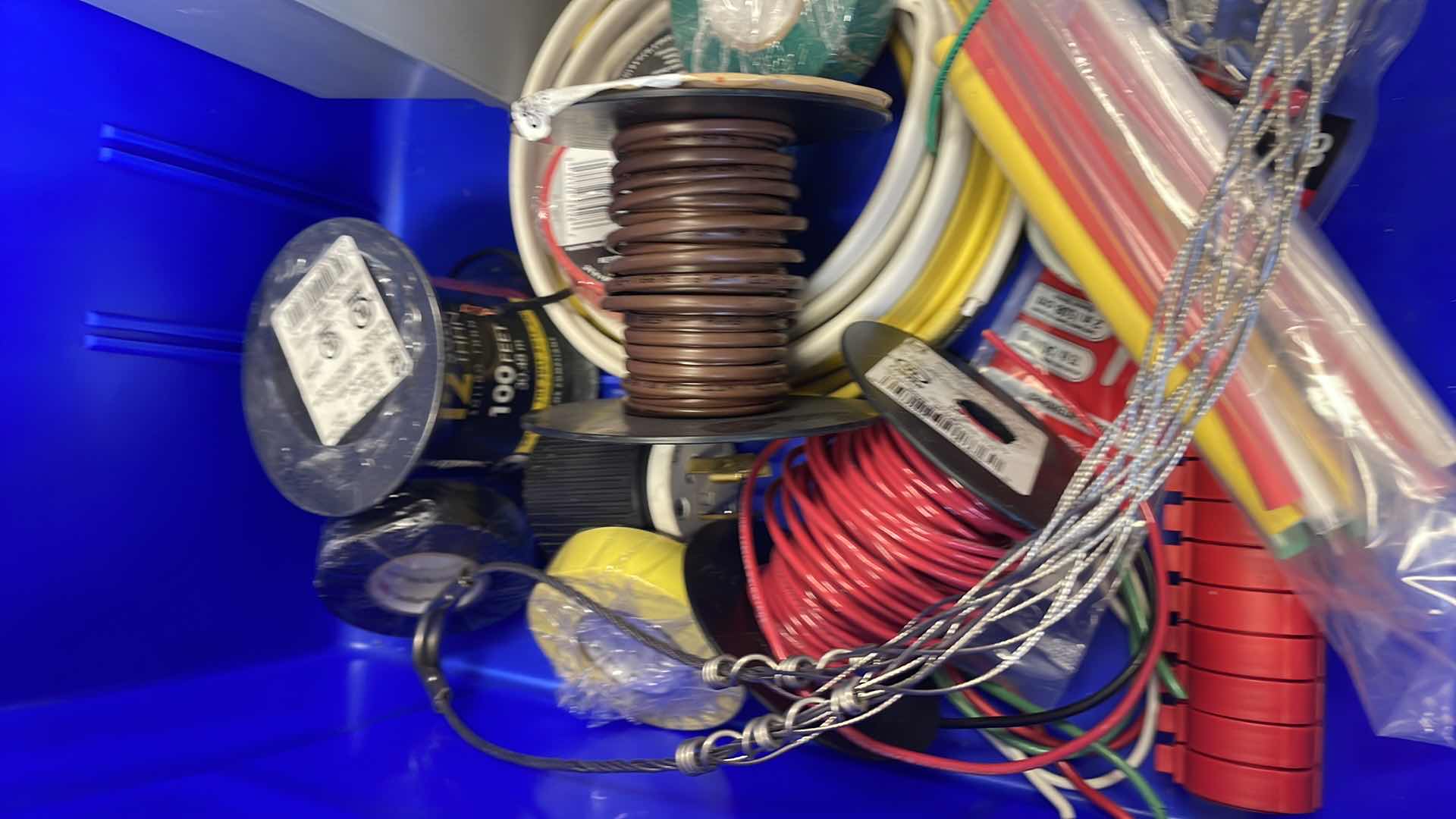 Photo 14 of ELECTRICAL PARTS, WIRES BOXES ROMEX, TAPE, CONNECTORS