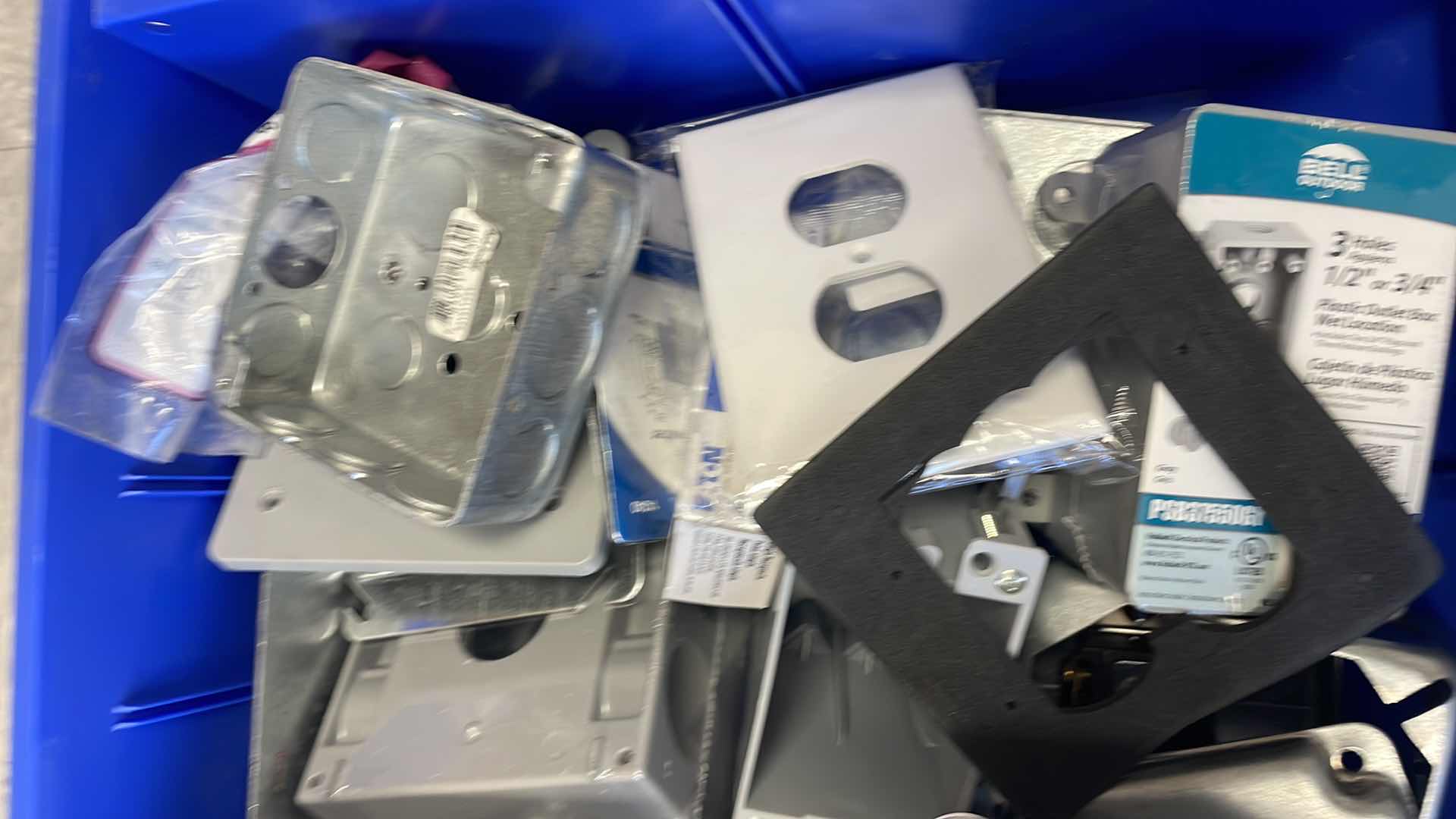 Photo 4 of ELECTRICAL PARTS, WIRES BOXES ROMEX, TAPE, CONNECTORS