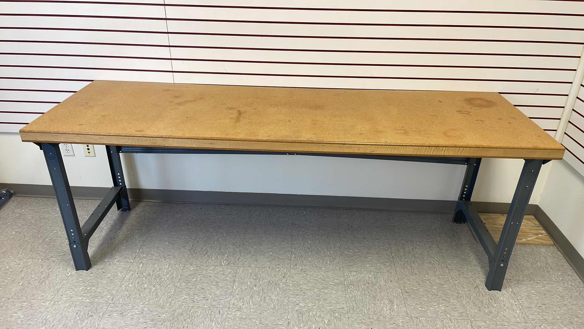 Photo 2 of ADJUSTABLE WORK BENCH 96” x 30” x 35”