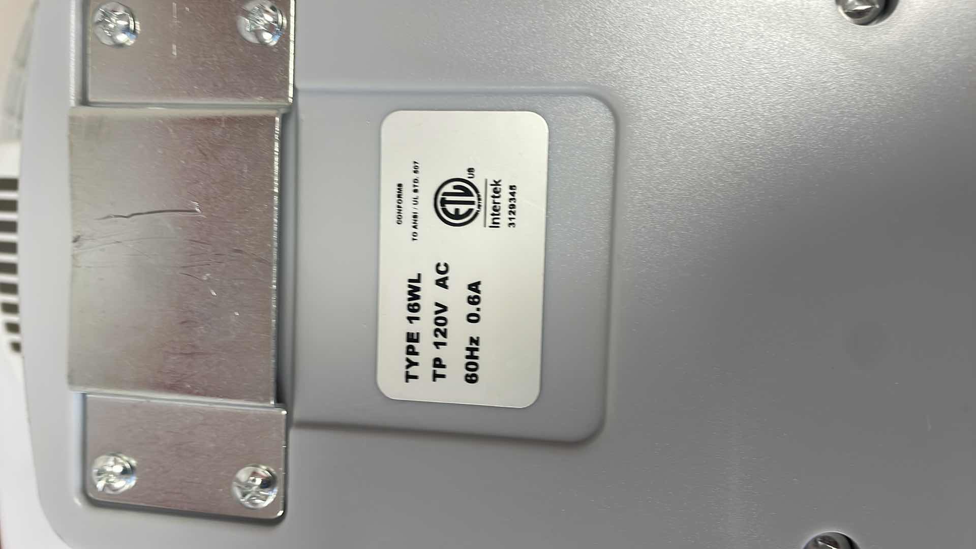 Photo 1 of LASKO 16” WALL MOUNTABLE OSCILLATING FAN