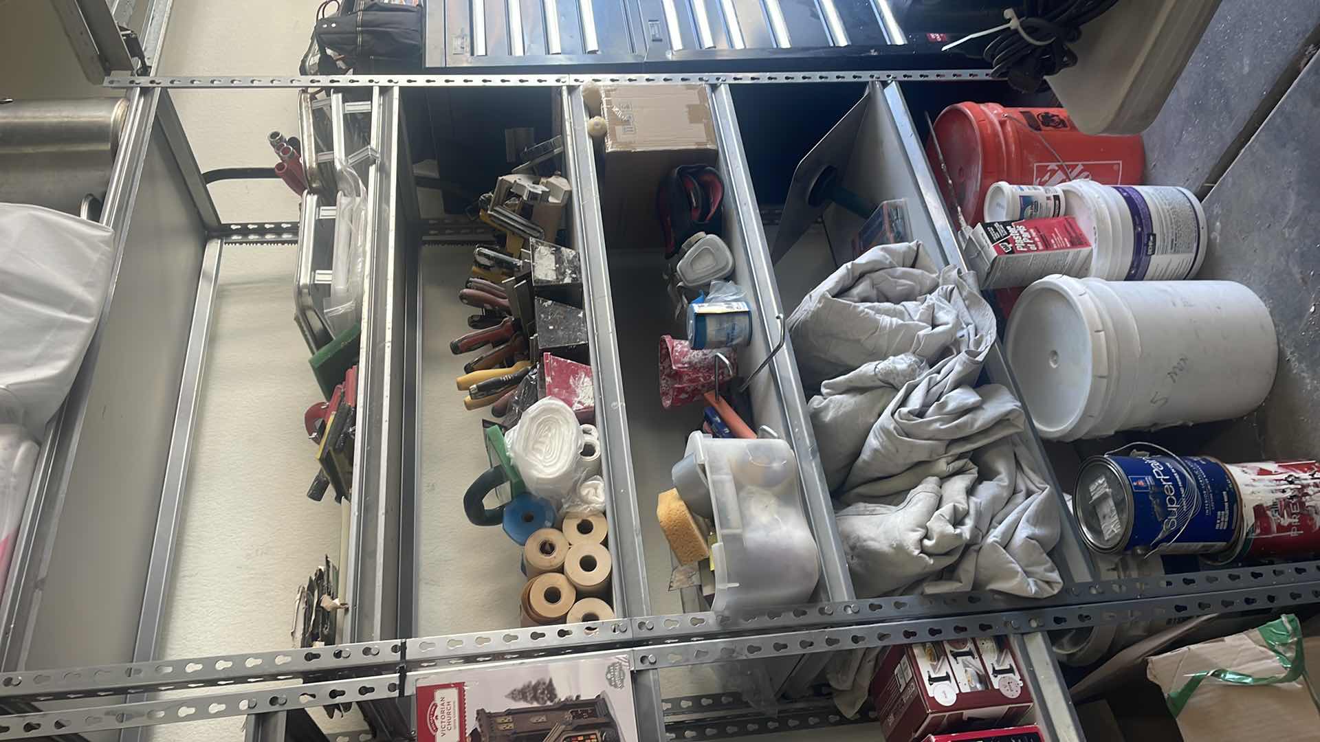 Photo 1 of 5 SHELF METAL SHELVING UNIT  48” x 18” x 84” CONTENTS NOT INCLUDED