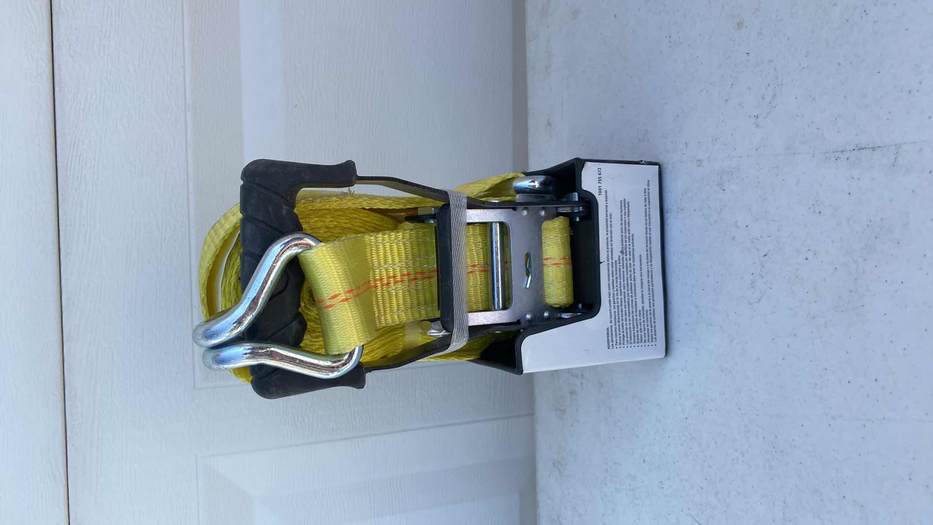 Photo 1 of HUSKY 27’ X 2” HEAVY DUTY RACHET TIE-DOWN 
3333 LB WORKING LOAD PER STRAP